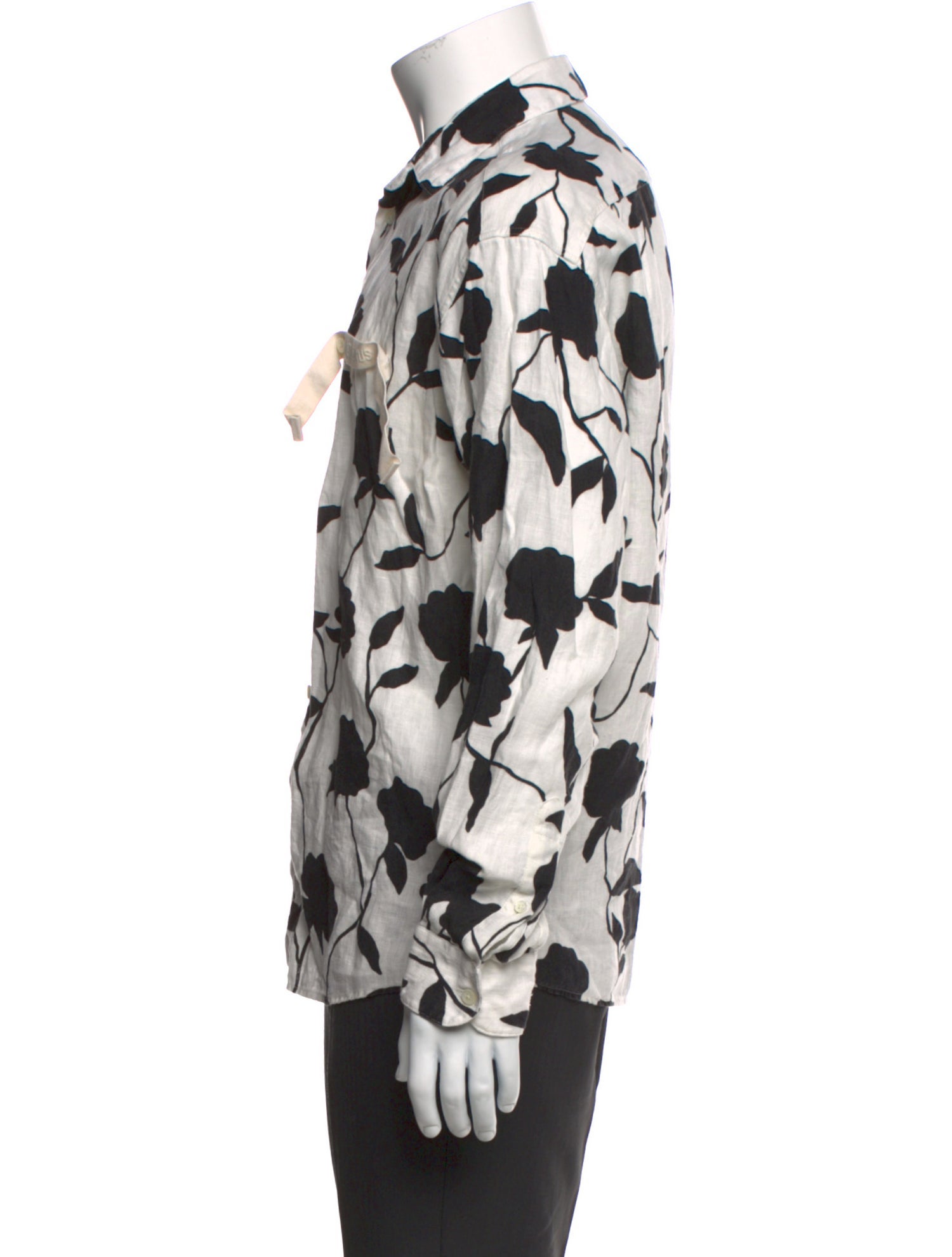 Jacquemus Linen Graphic Print Shirt