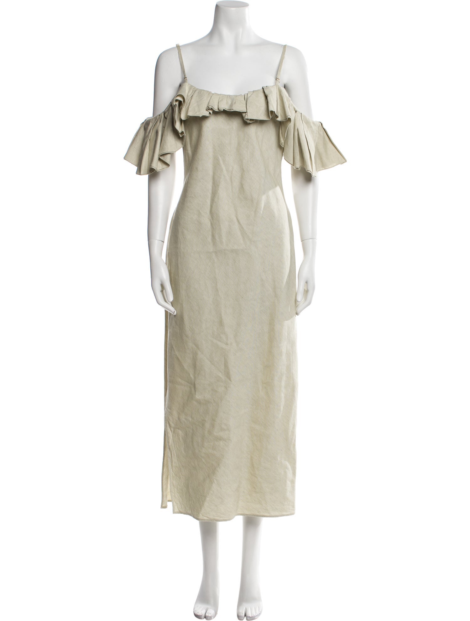 Jacquemus Square Neckline Long Dress