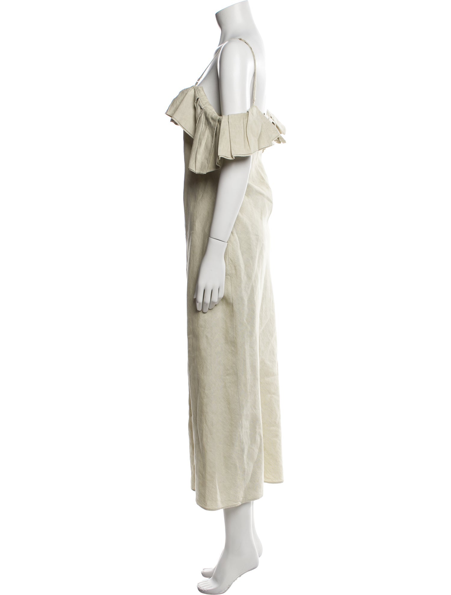 Jacquemus Square Neckline Long Dress