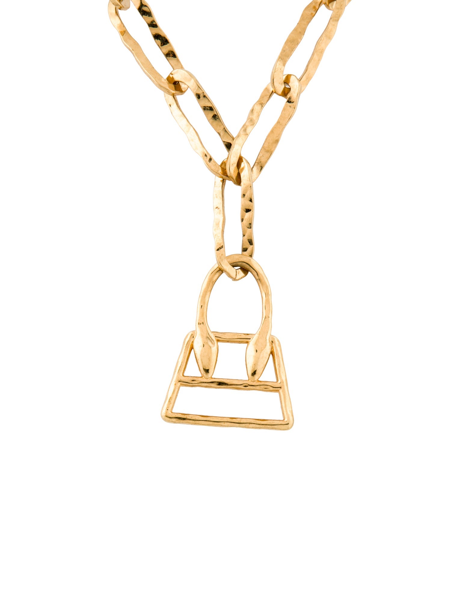 Jacquemus Chain Link 'Chiquita' Purse Pendant Necklace