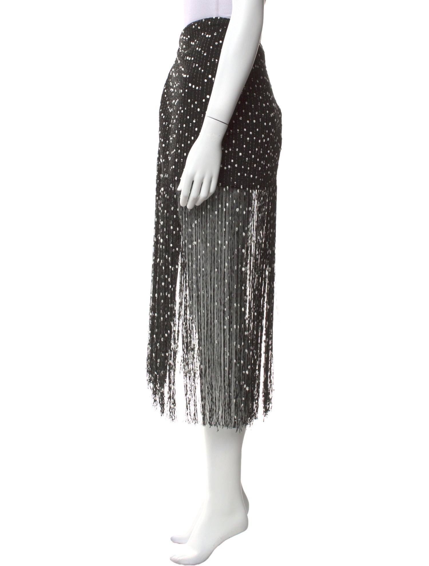 Jacquemus Polka Dot Print Midi Length Skirt w/ Tags