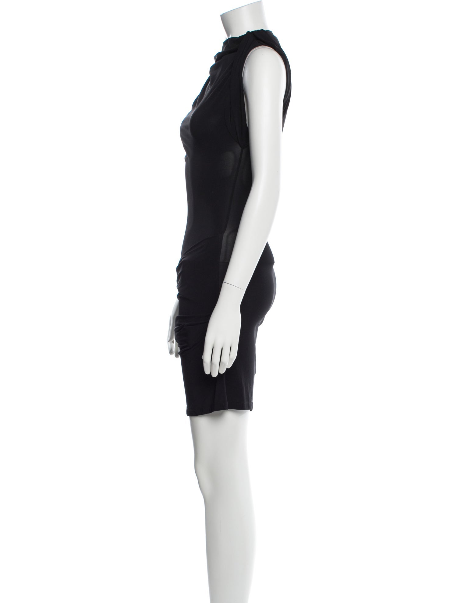 Jacquemus Cowl Neck Mini Dress w/ Tags - Black Dresses, Clothing - WJQ65870  | The RealReal