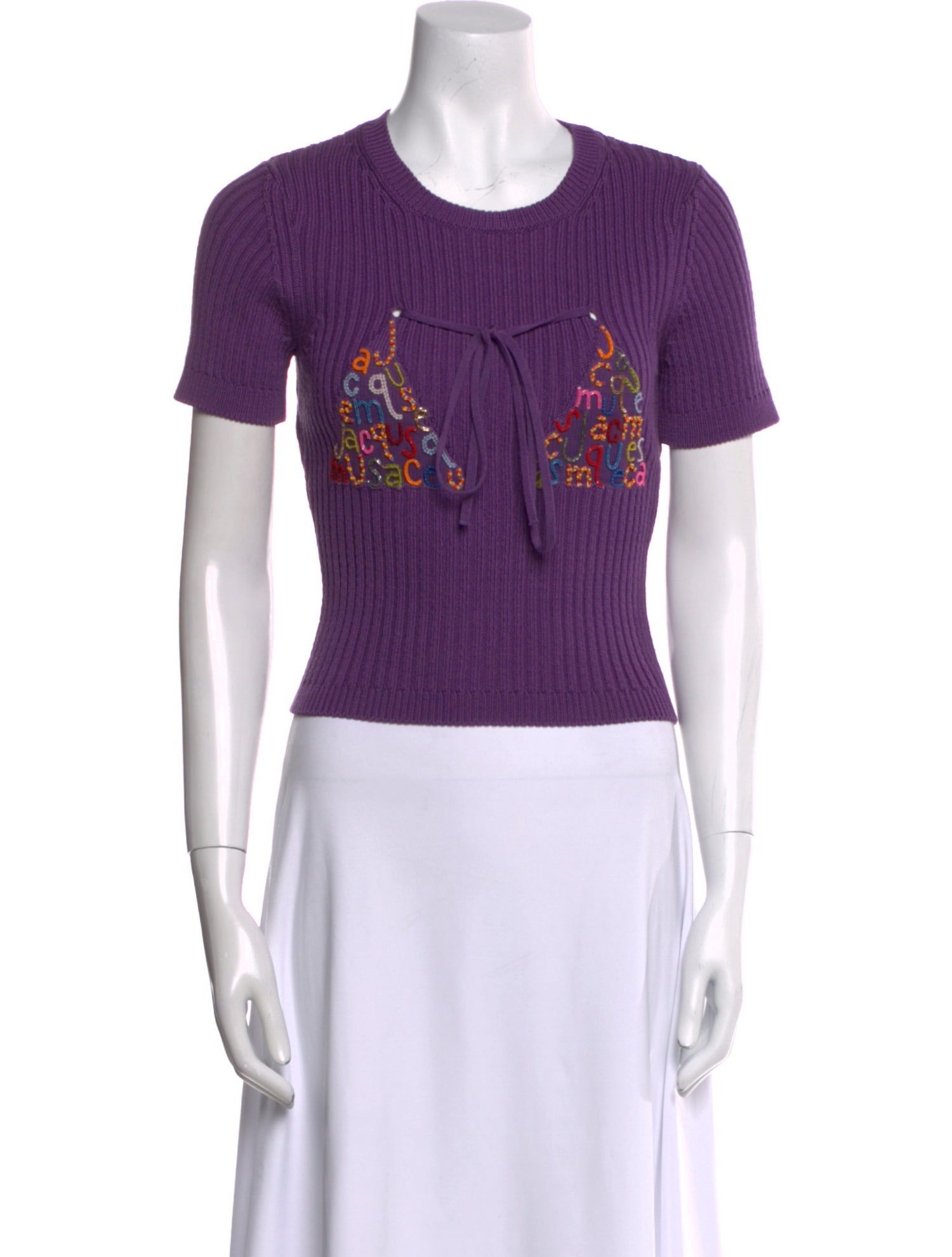 Jacquemus Graphic Print Crew Neck T-Shirt