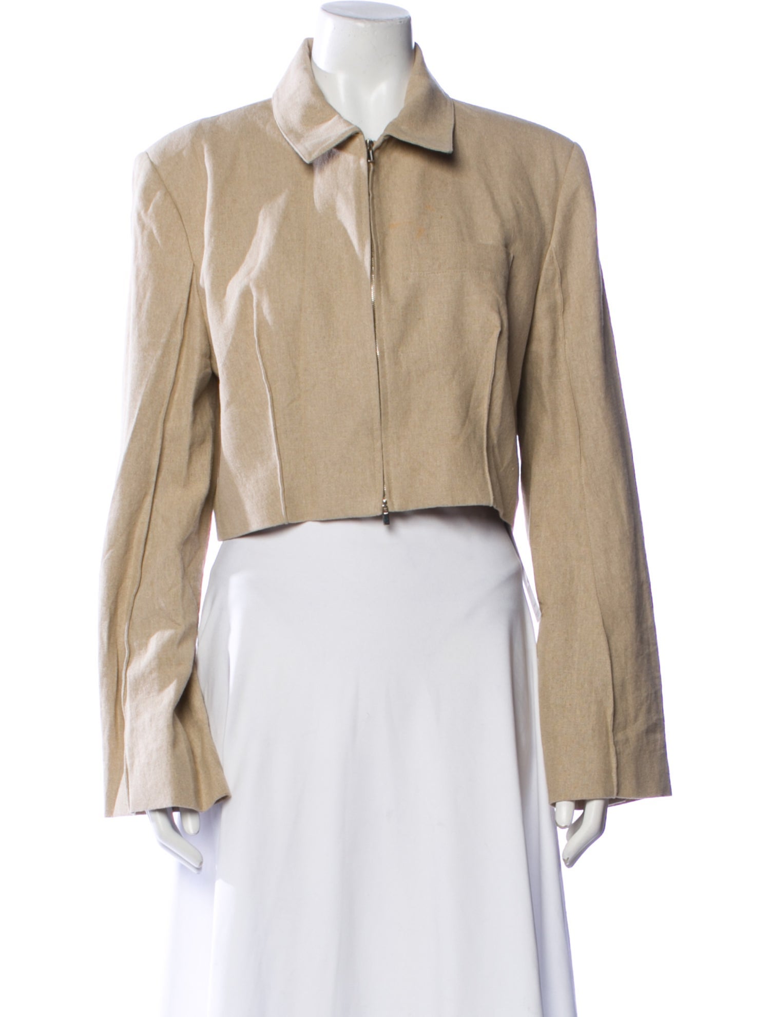 Jacquemus Linen Striped Bolero