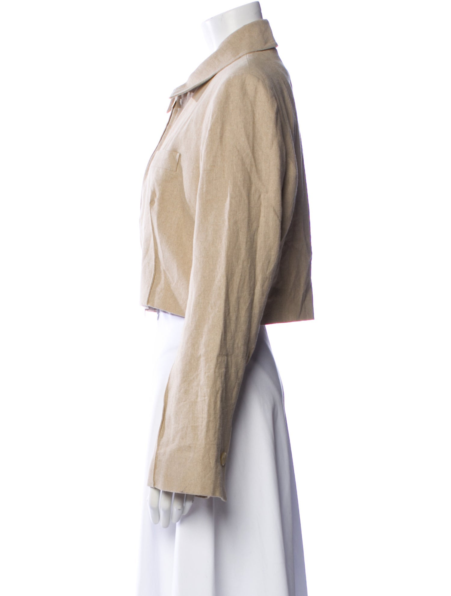 Jacquemus Linen Striped Bolero