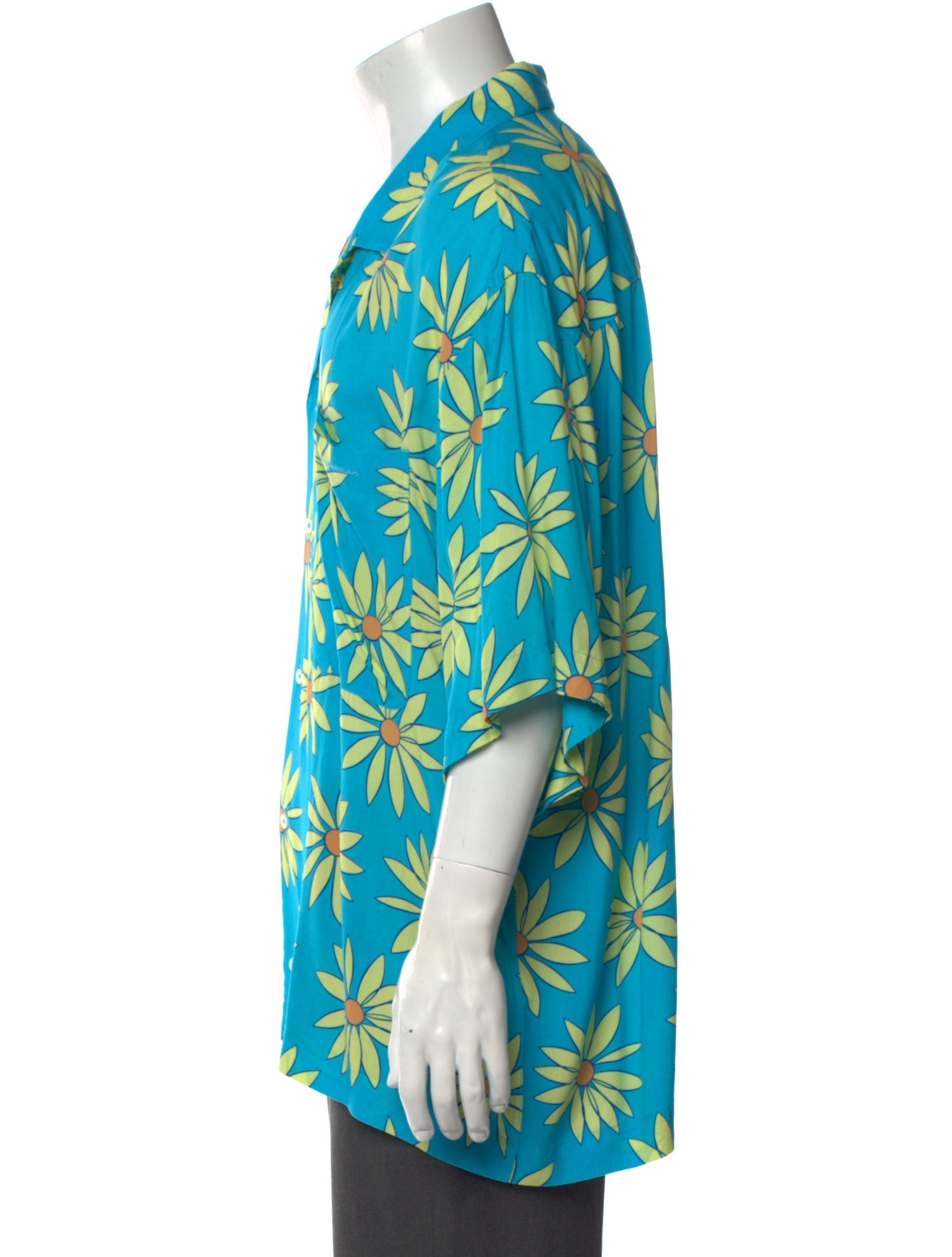 Jacquemus Floral Print Short Sleeve Shirt