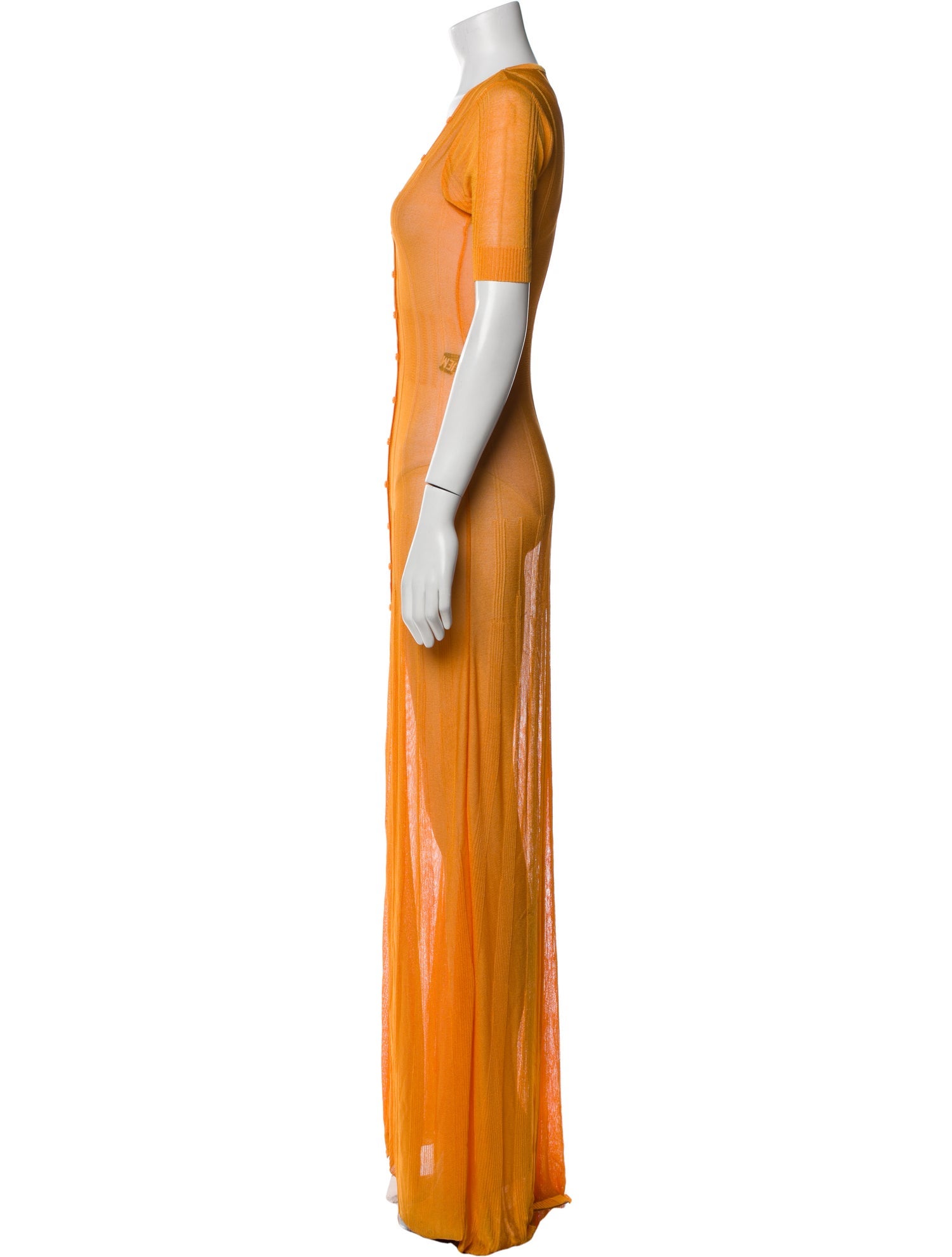 Jacquemus V-Neck Long Dress