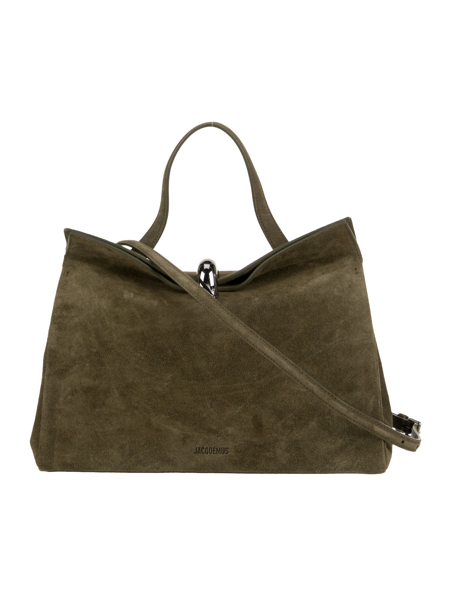 Jacquemus Suede Top Handle Bag
