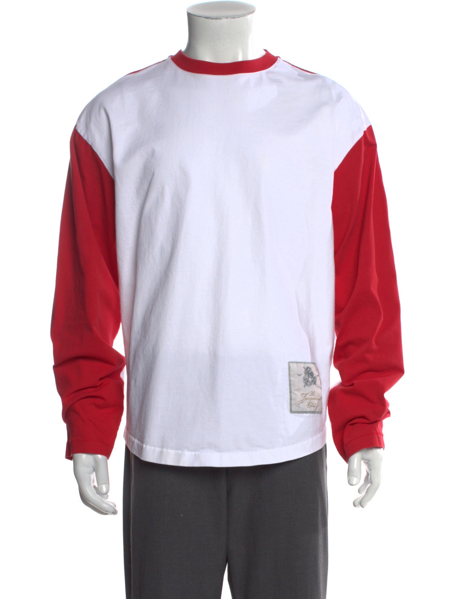 Jacquemus Colorblock Pattern Crew Neck T-Shirt