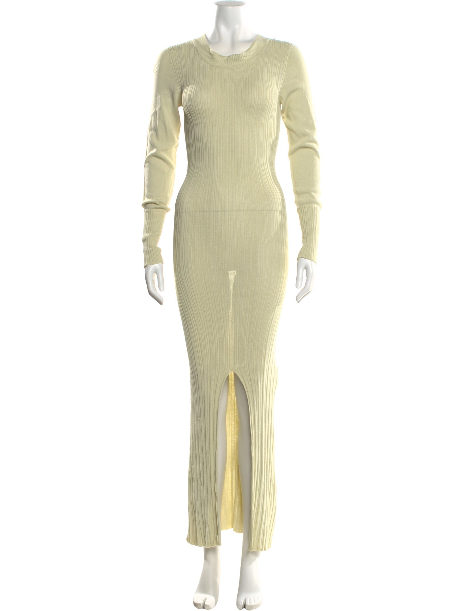 Jacquemus Crew Neck Long Dress