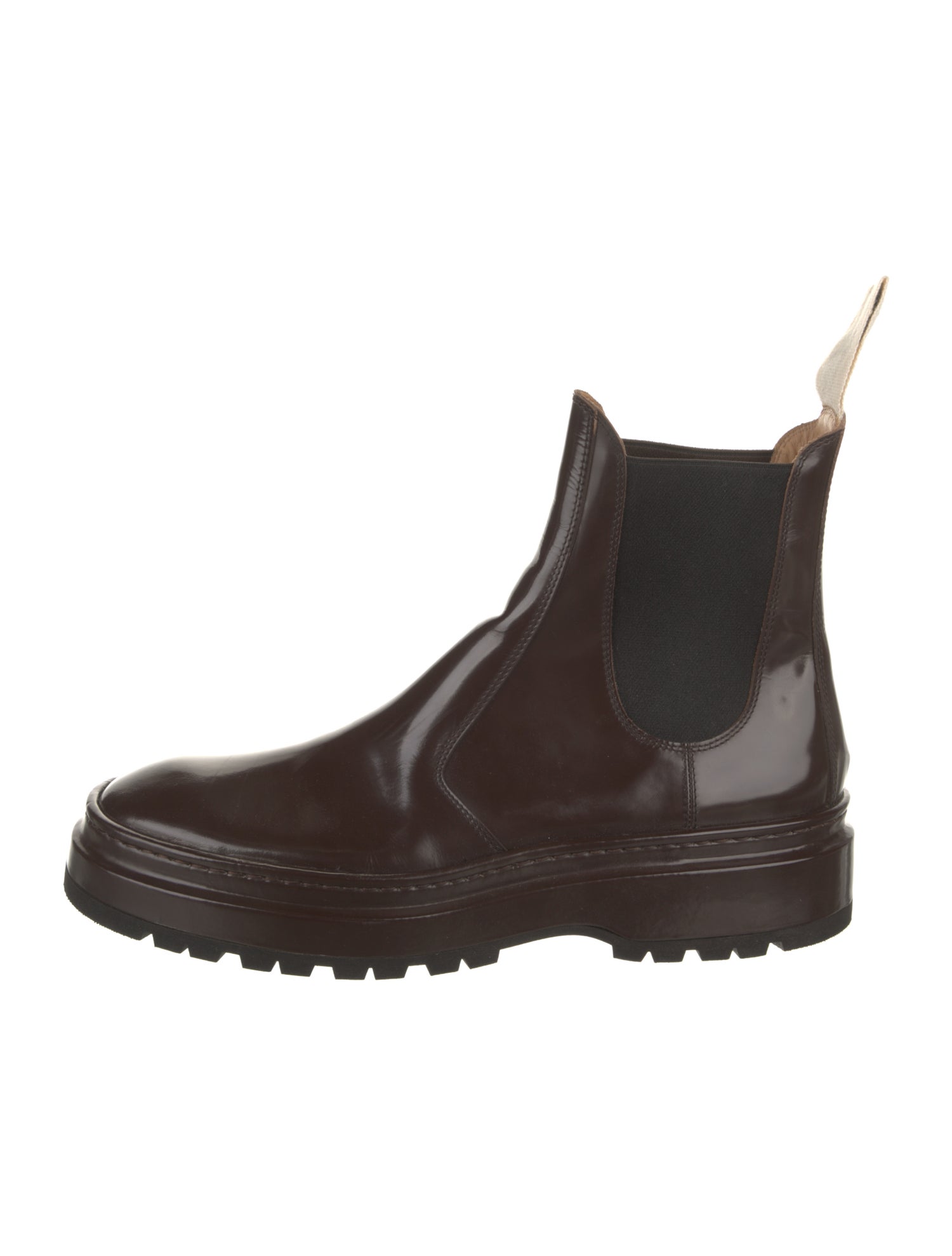 Jacquemus Patent Leather Chelsea Boots
