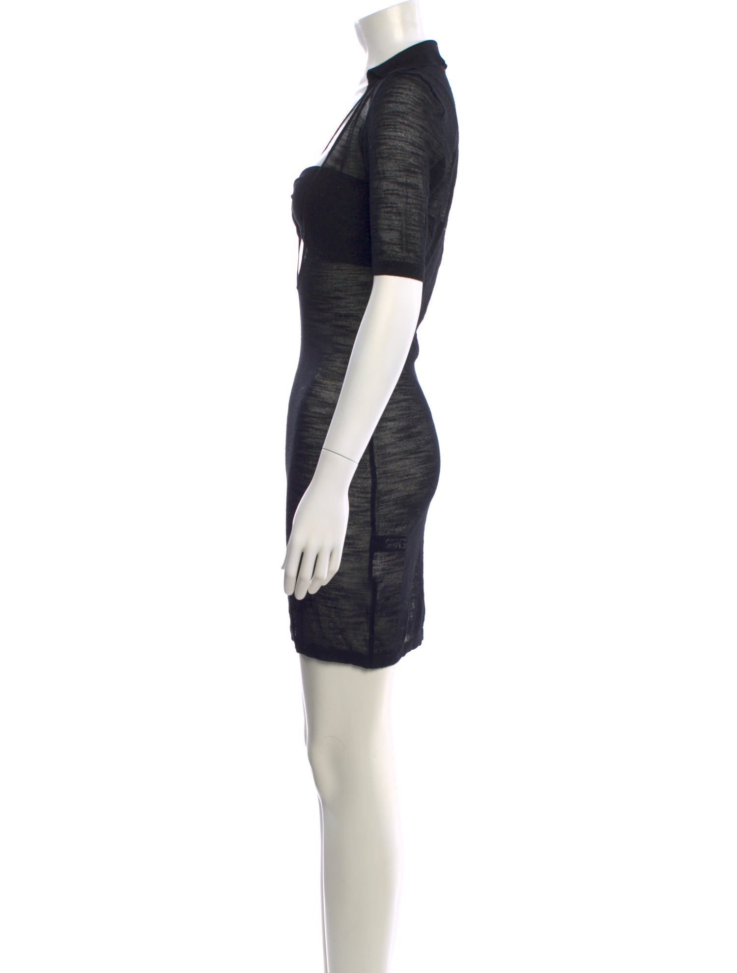 Jacquemus V-Neck Mini Dress