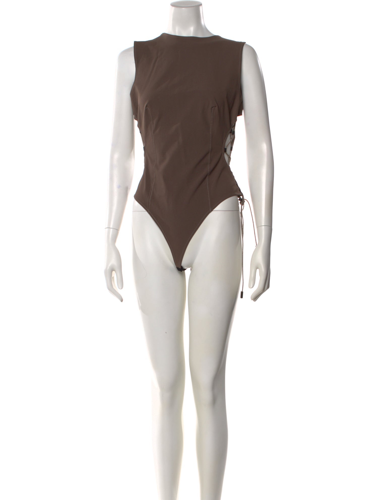 Jacquemus Crew Neck Sleeveless Bodysuit