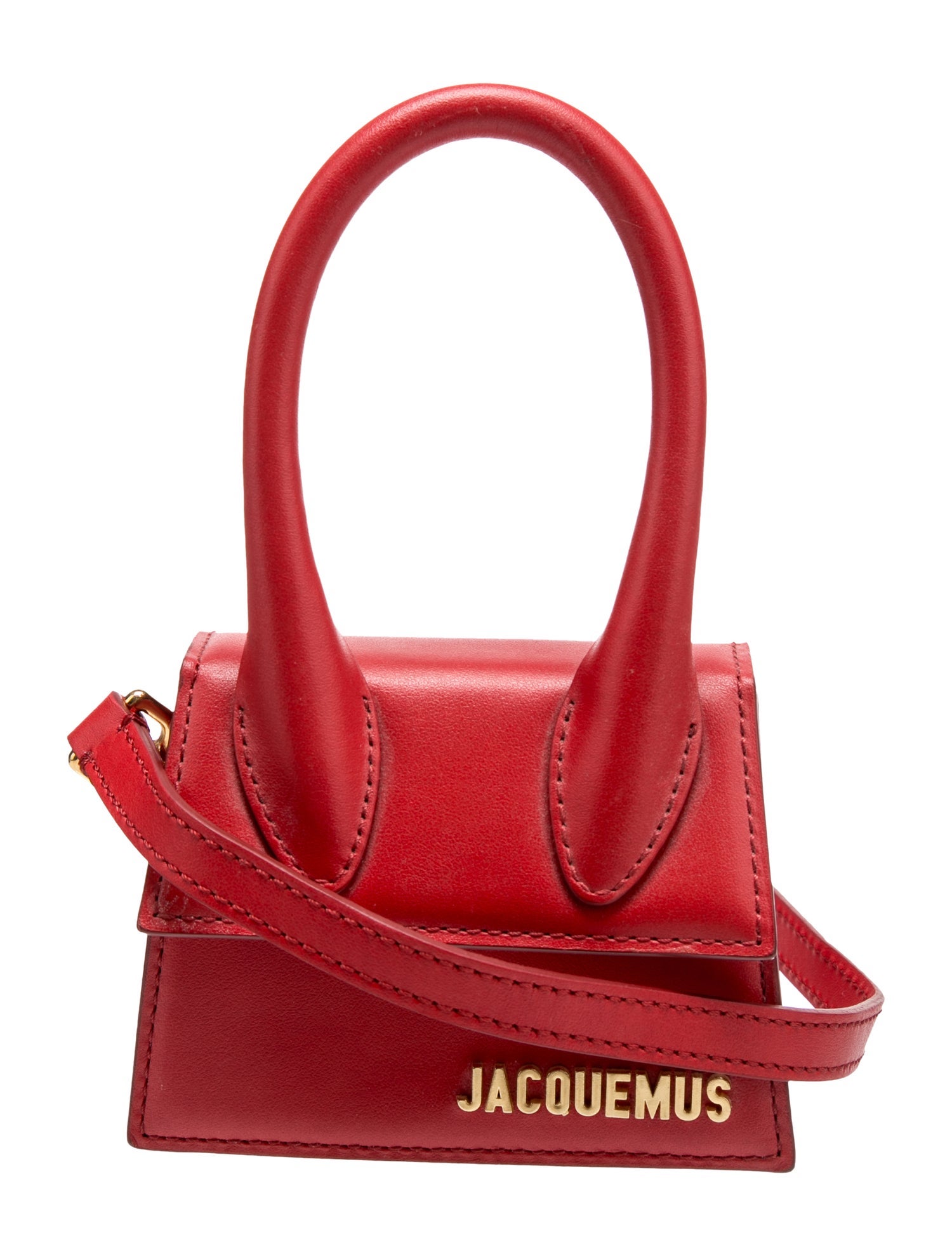 Jacquemus Leather Top Handle Bag
