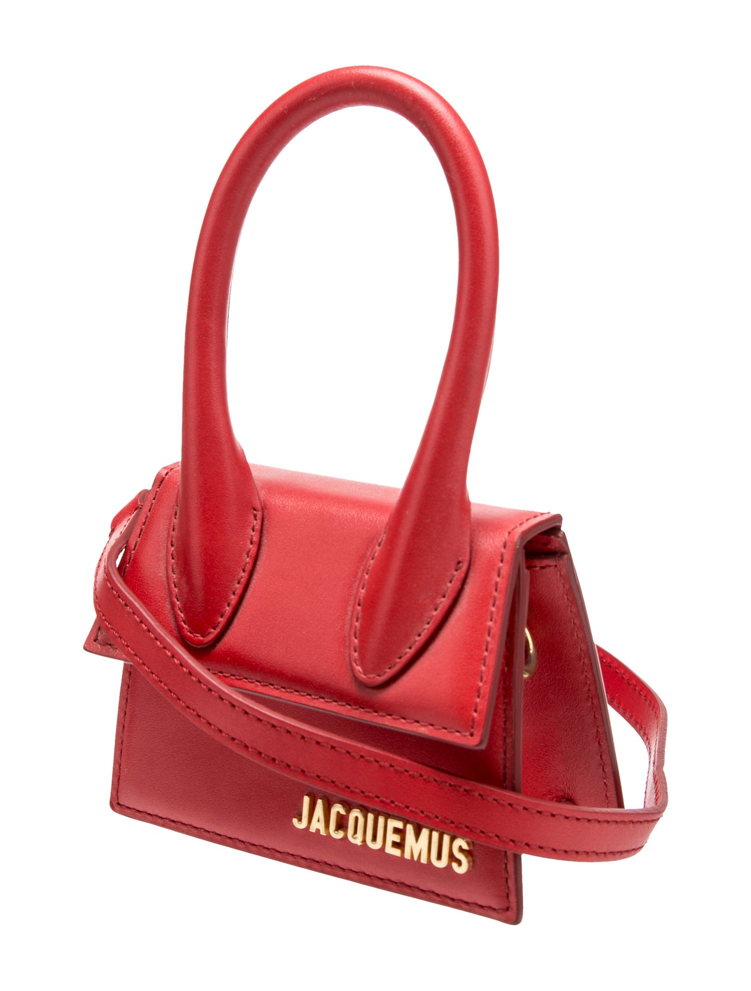 Jacquemus Leather Top Handle Bag