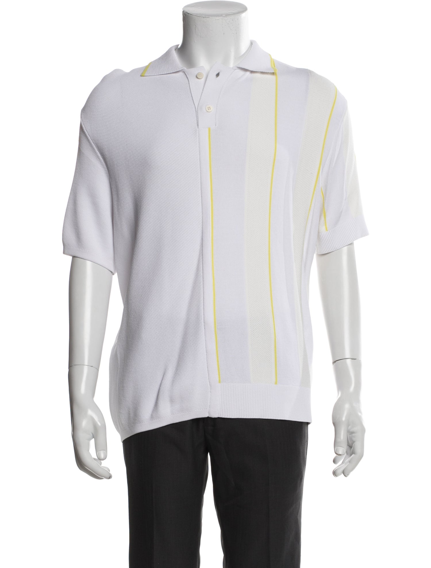 Jacquemus Striped Collar Polo Sweater