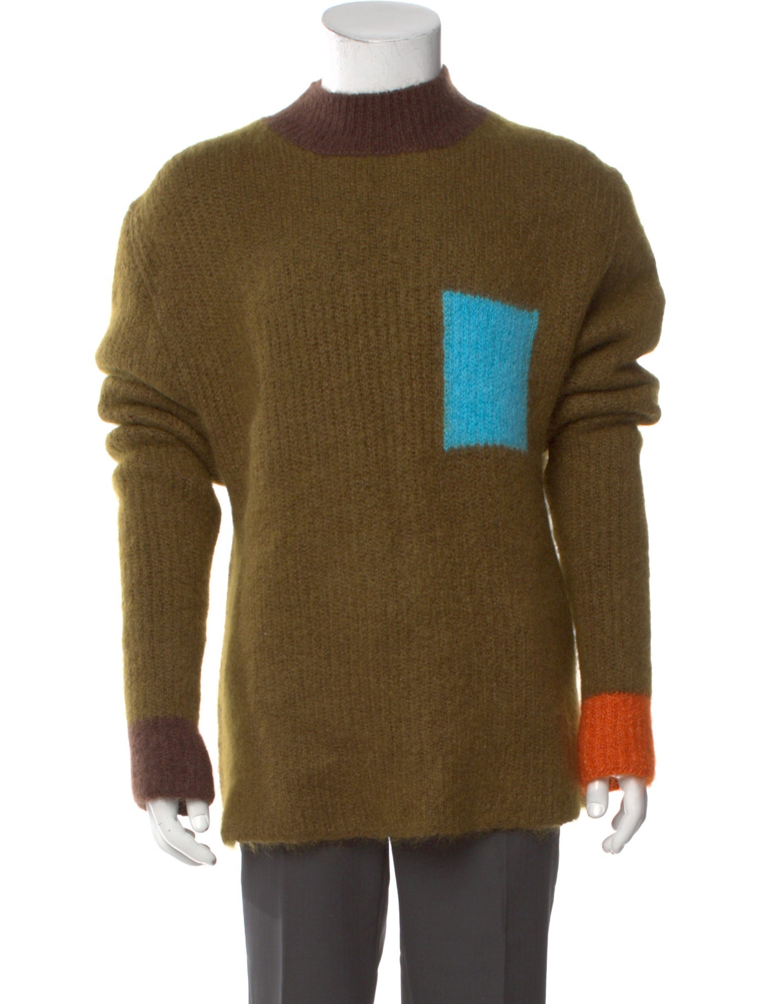 Jacquemus Graphic Print Turtleneck Pullover w/ Tags