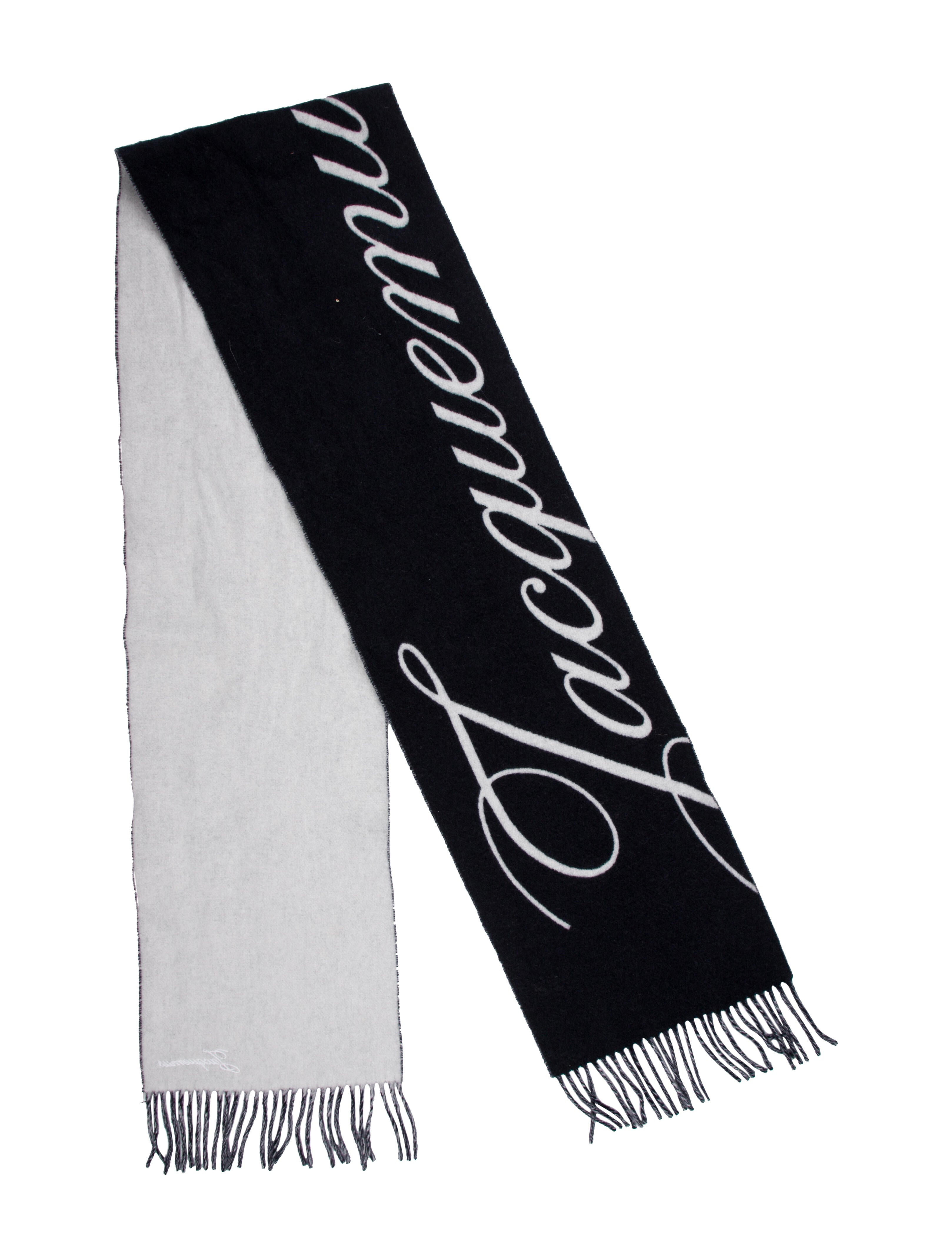 Jacquemus Diagonal Striped Scarf Wool Scarf