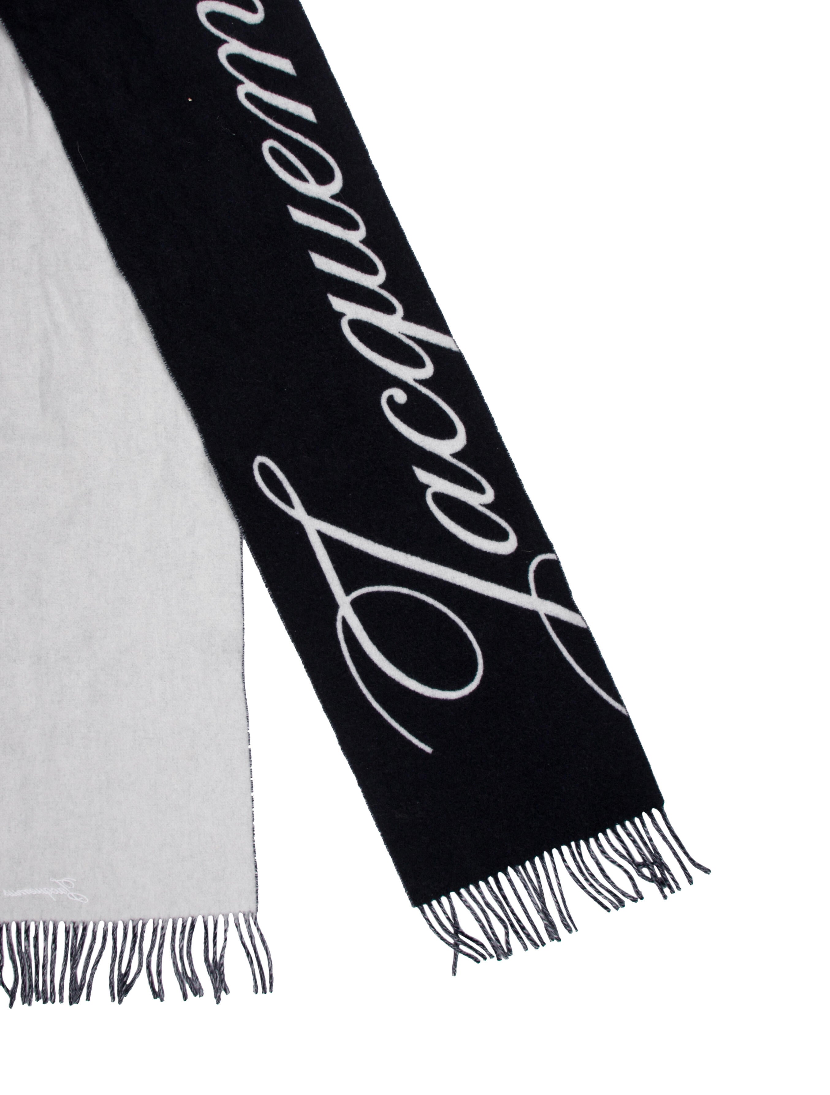 Jacquemus Diagonal Striped Scarf Wool Scarf