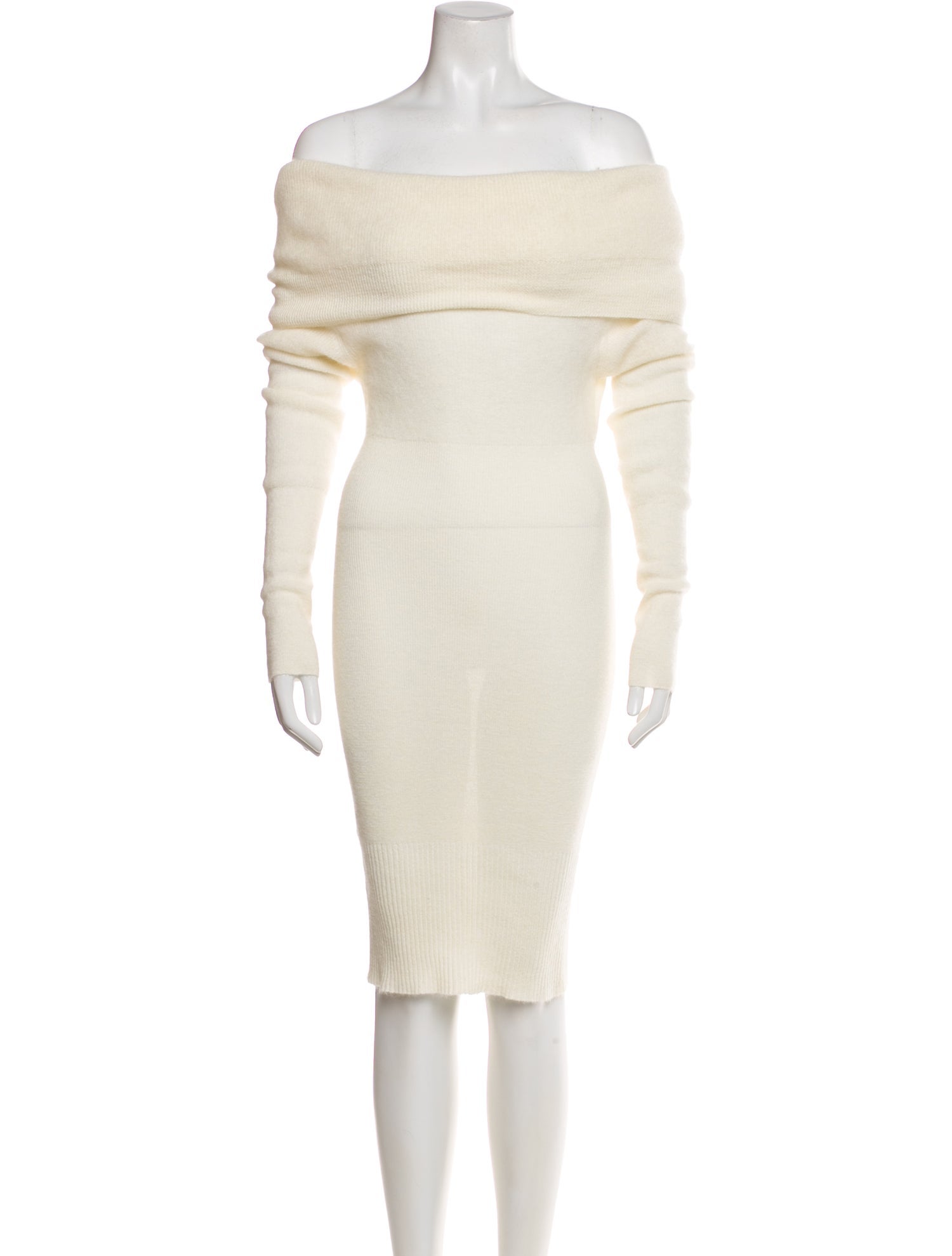 Jacquemus Off-The-Shoulder Long Dress