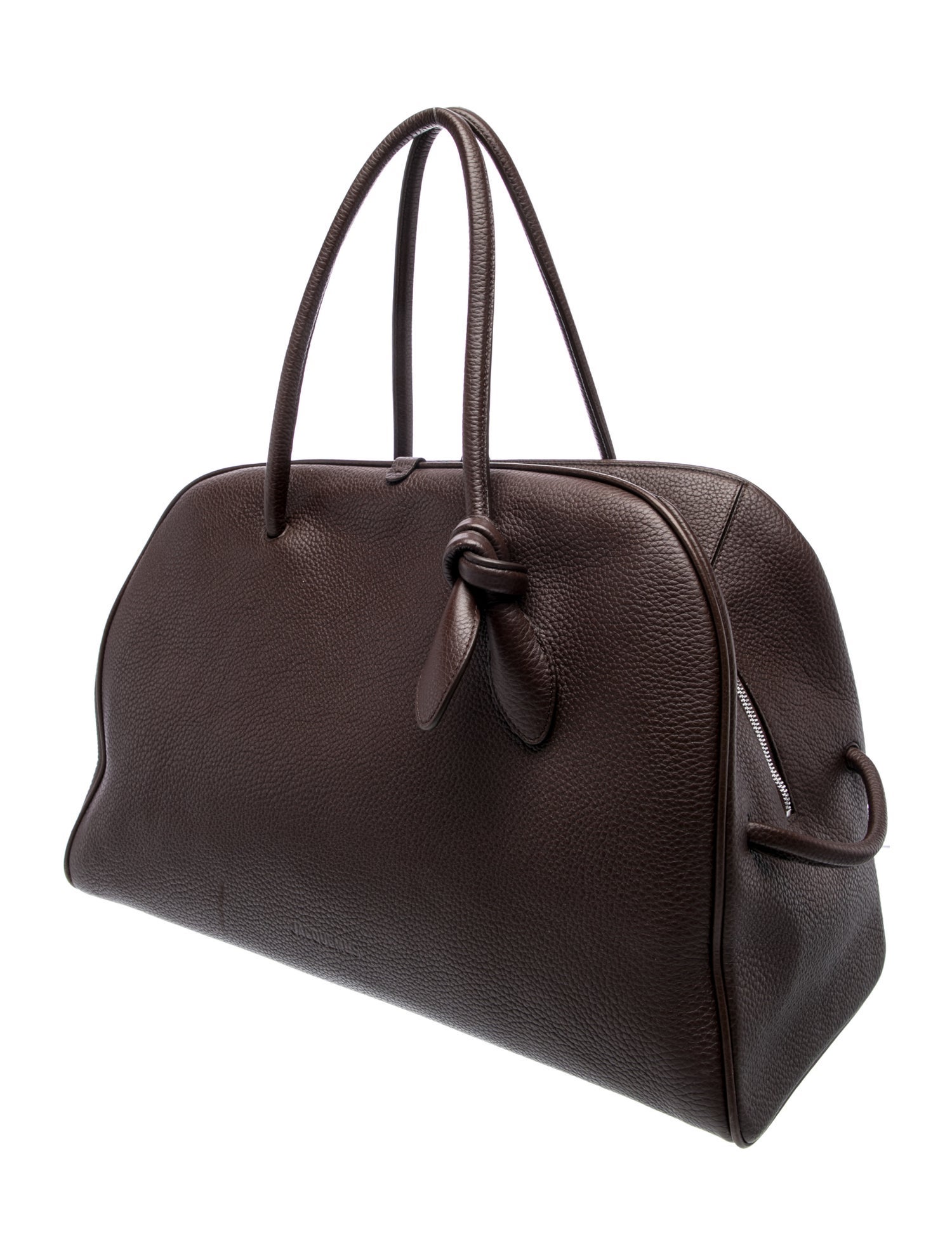 Jacquemus Leather Weekender Bag