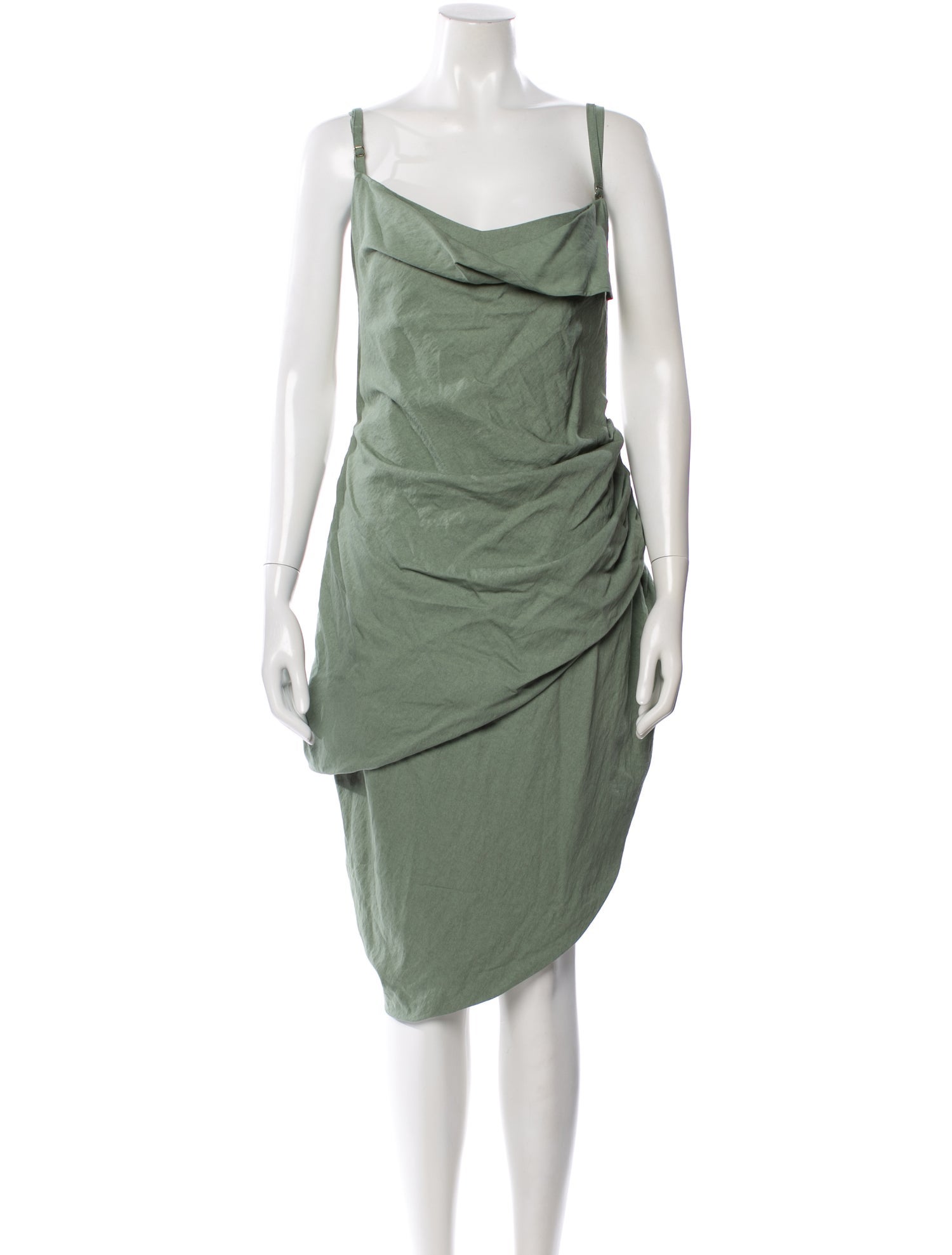 Jacquemus Cowl Neck Midi Length Dress