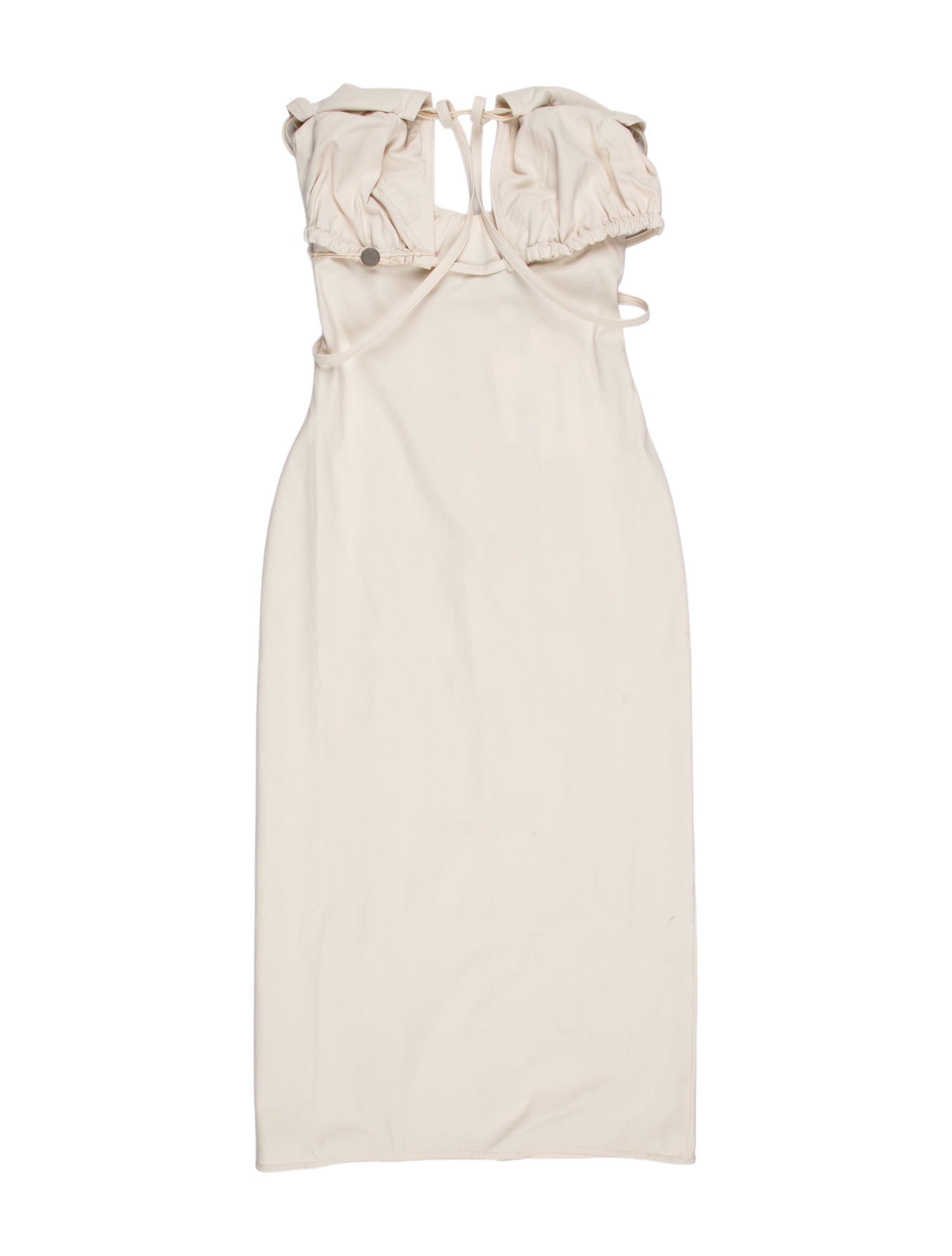 Jacquemus Off-The-Shoulder Midi Length Dress w/ Tags