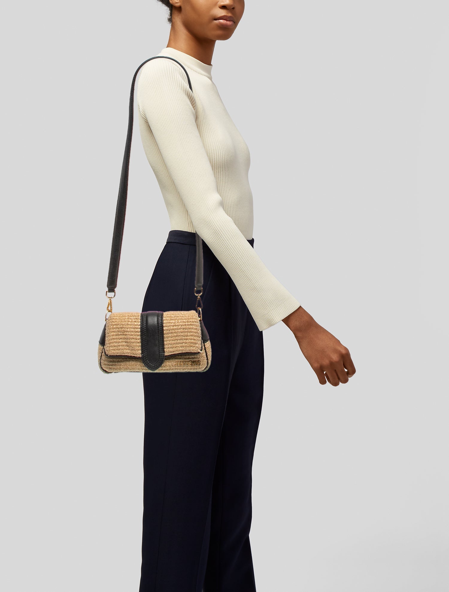 Jacquemus Raffia Le Bambimou Petit