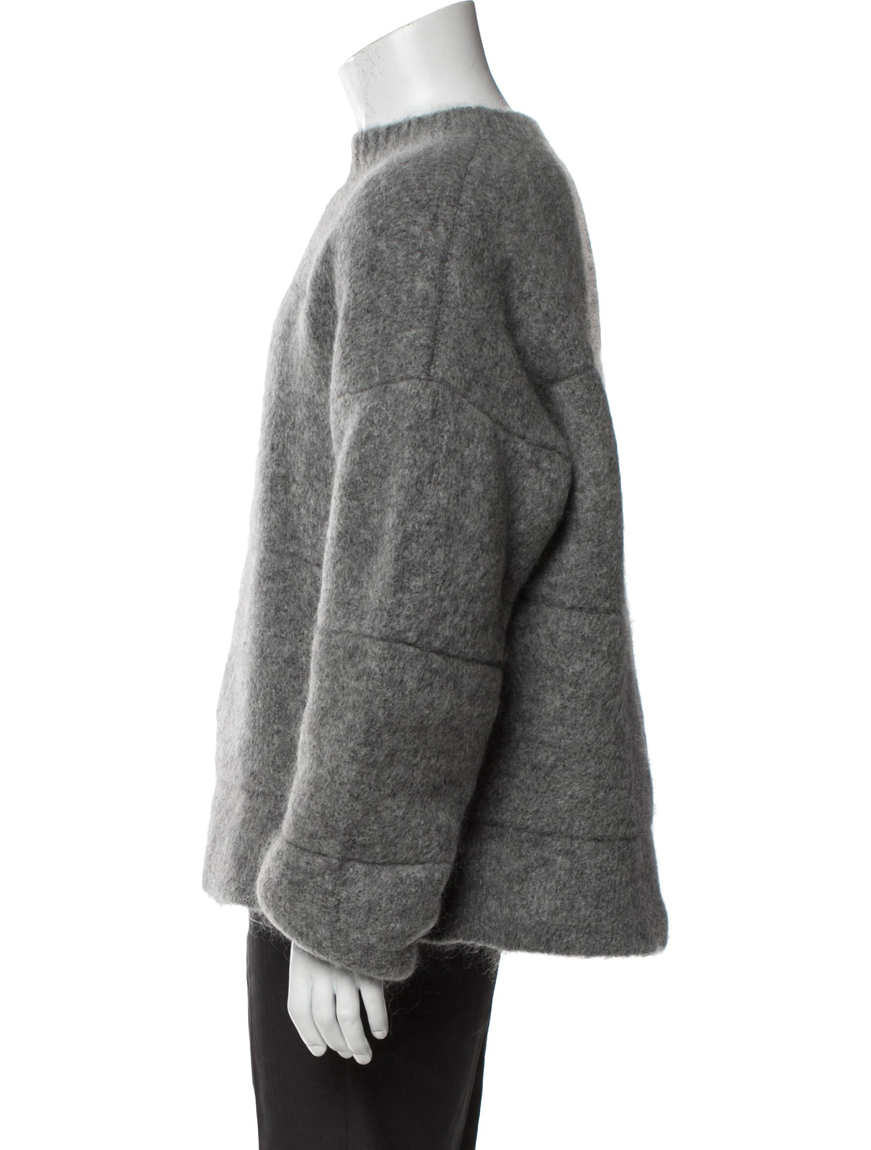 Jacquemus Mock Neck Long Sleeve Pullover