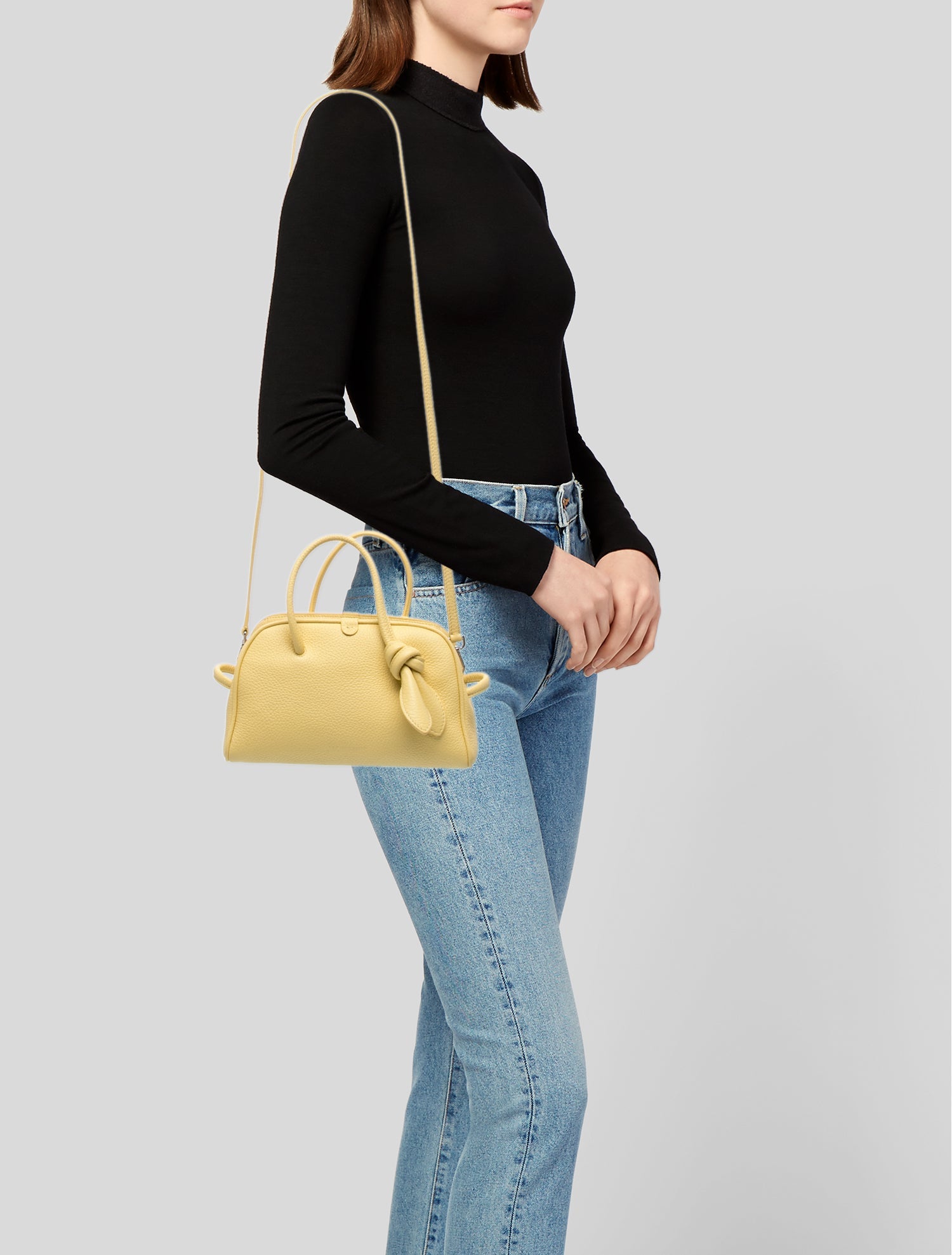Jacquemus Leather Top Handle Bag