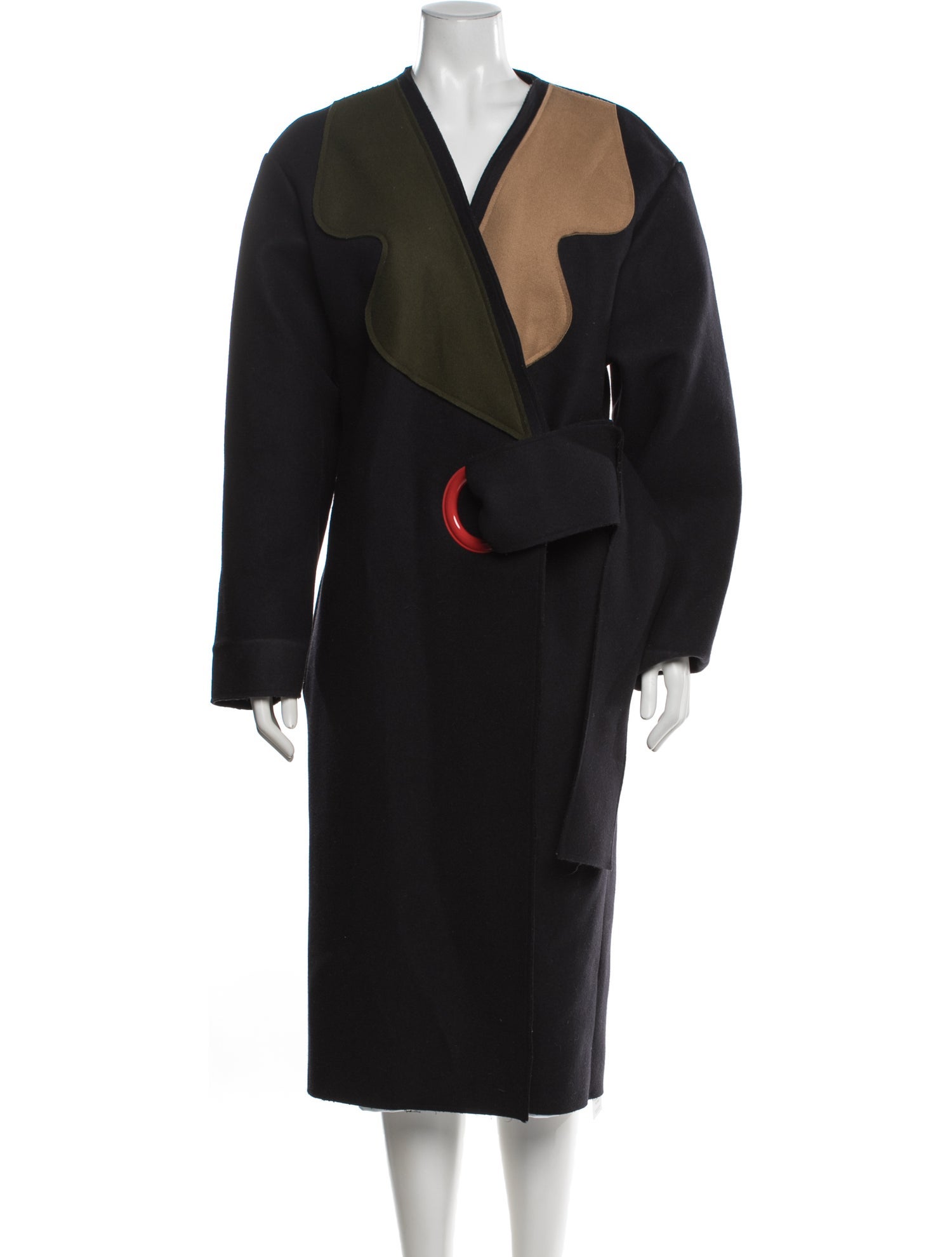 Burberry London Leather Strap-Accented Trench Coat - Brown Coats