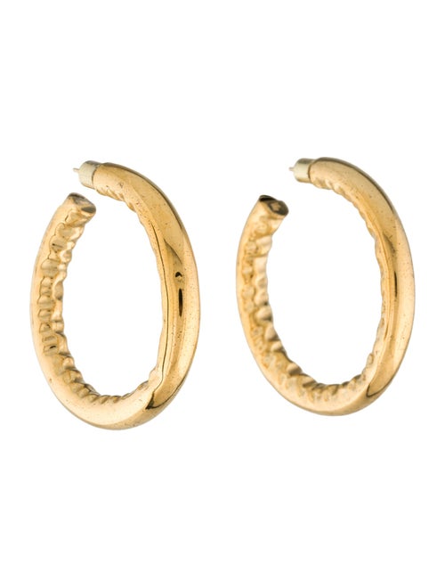 Jennifer Fisher Hammered Hoop Earrings