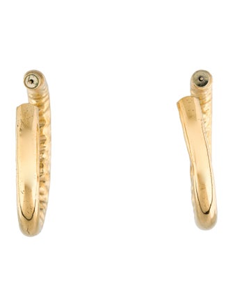 Jennifer Fisher Hammered Hoop Earrings