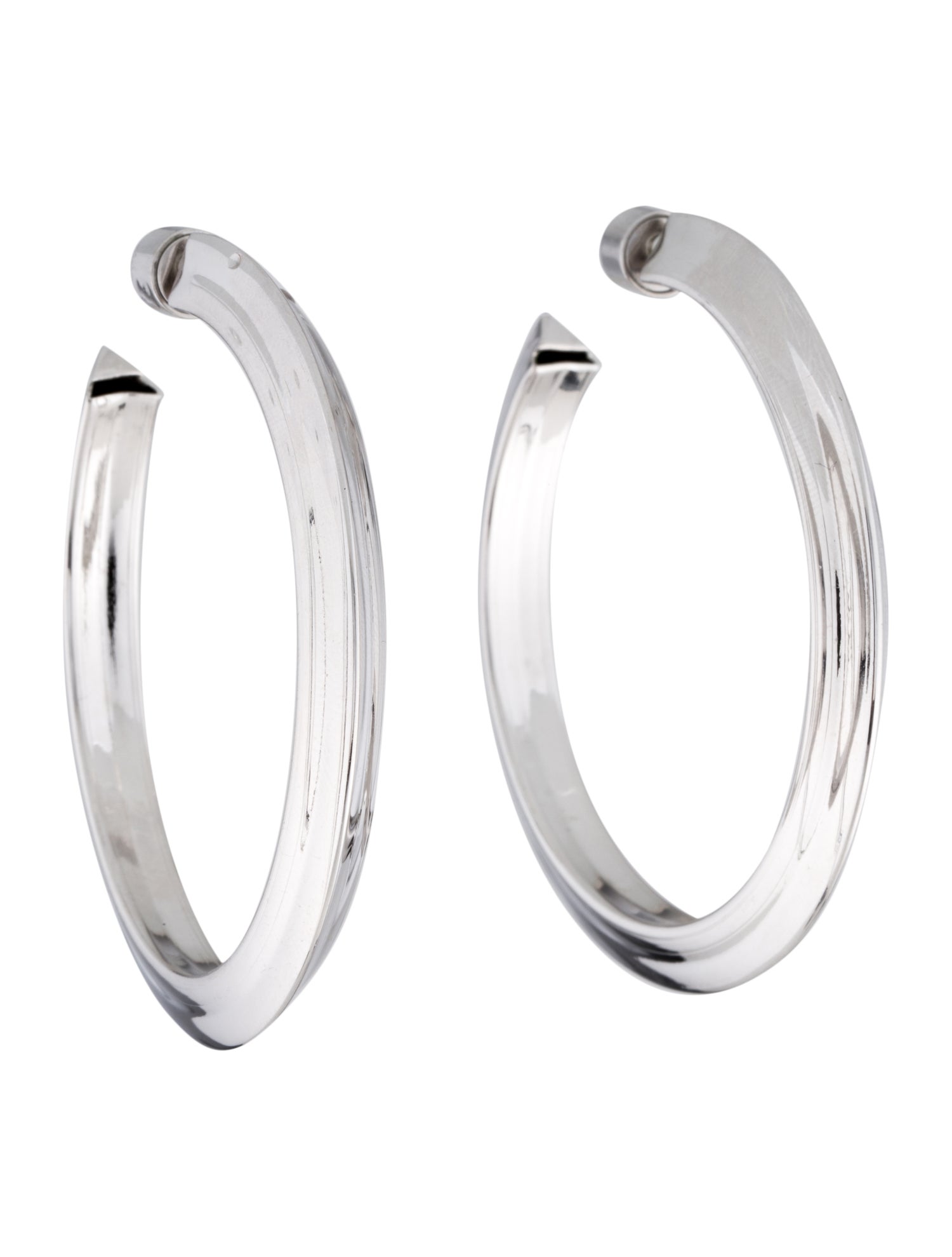 Jennifer Fisher Knife Edge Hoop Earrings