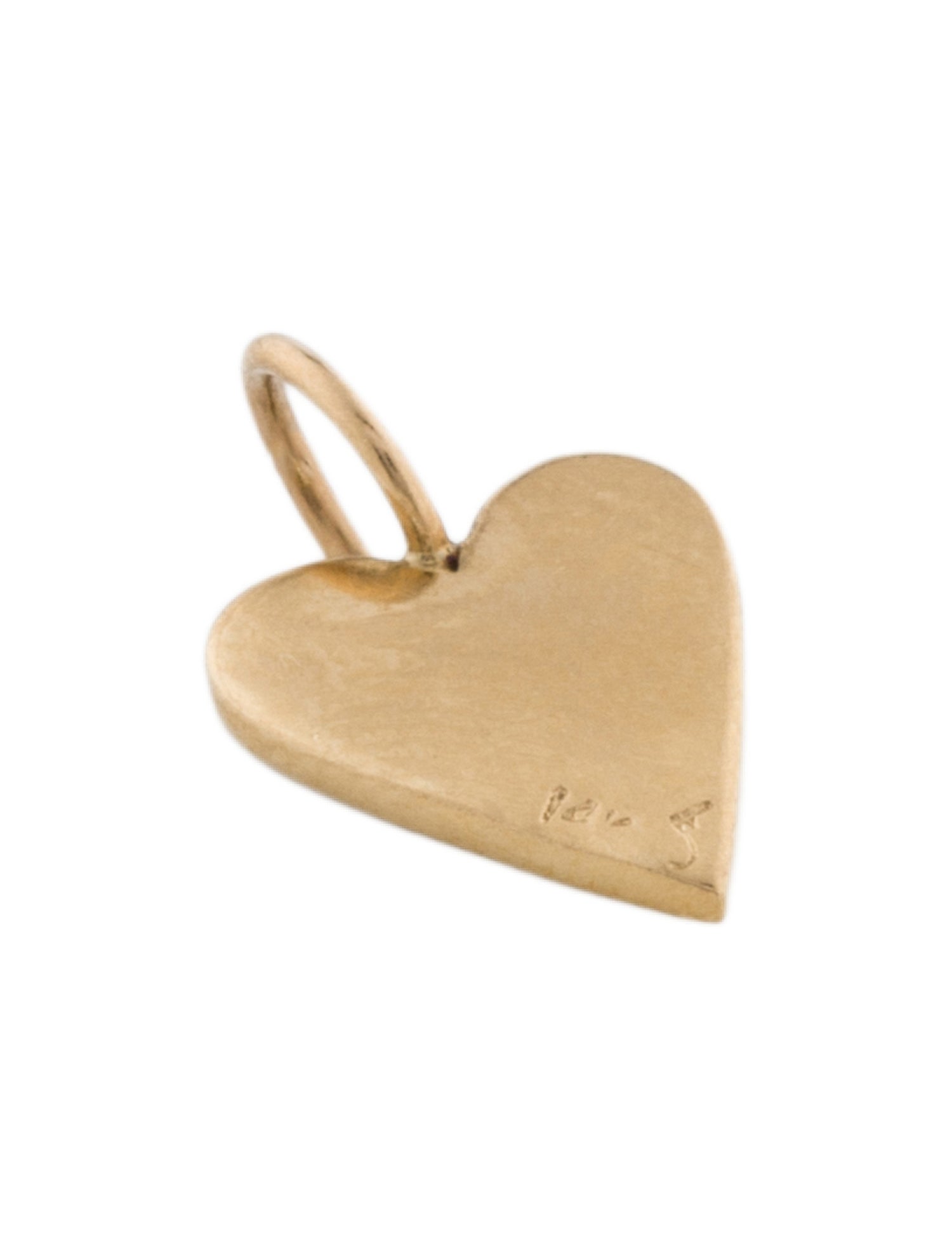 Jennifer Fisher 14K Diamond Small Enamel Heart Charm