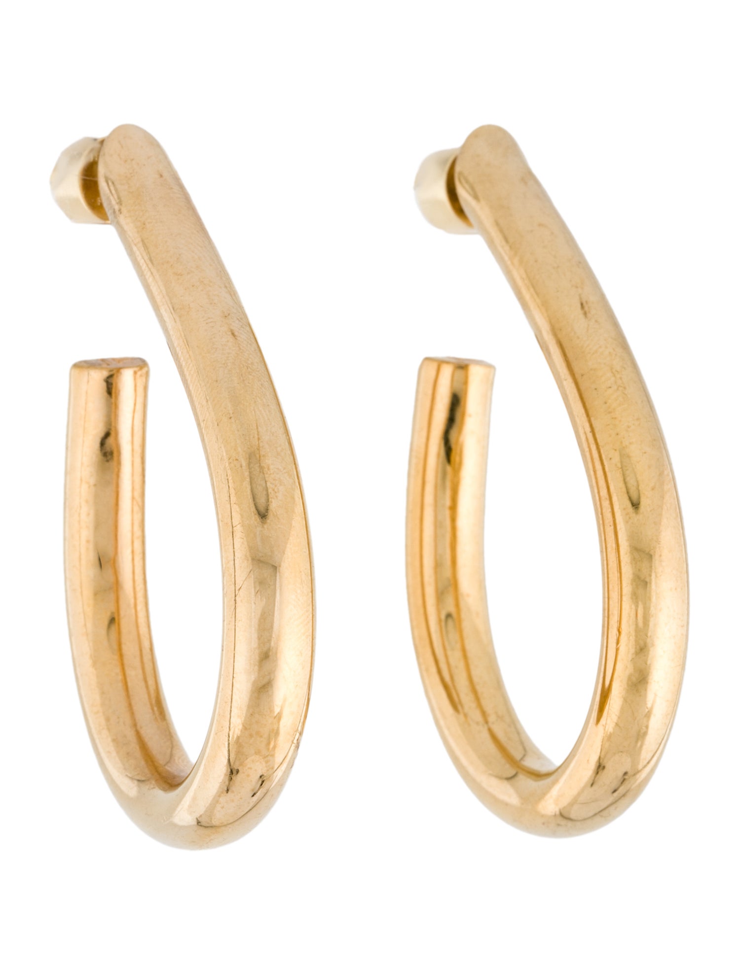 Jennifer Fisher 2" Teardrop Samira Hoop Earrings