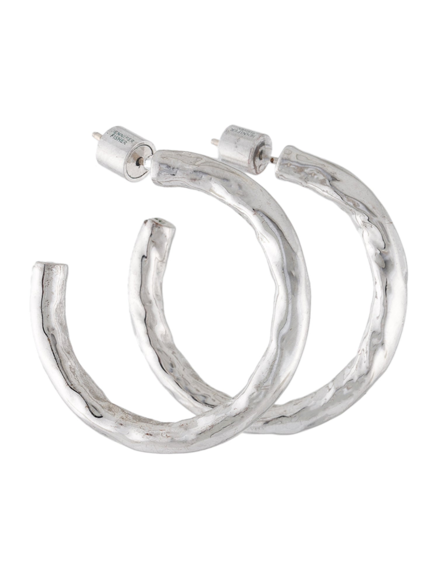 Jennifer Fisher Textured Hoop Earrings