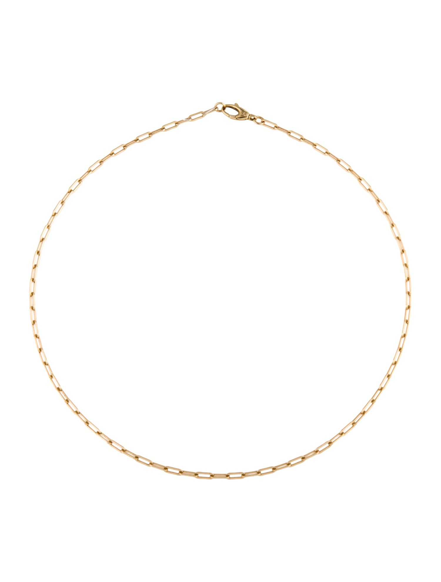 Jennifer Fisher 14K Long Link Chain Necklace