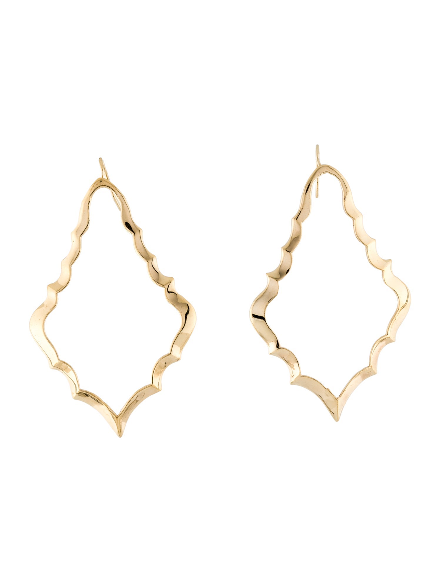 Jennifer Fisher Statement Drop Hoop Earrings