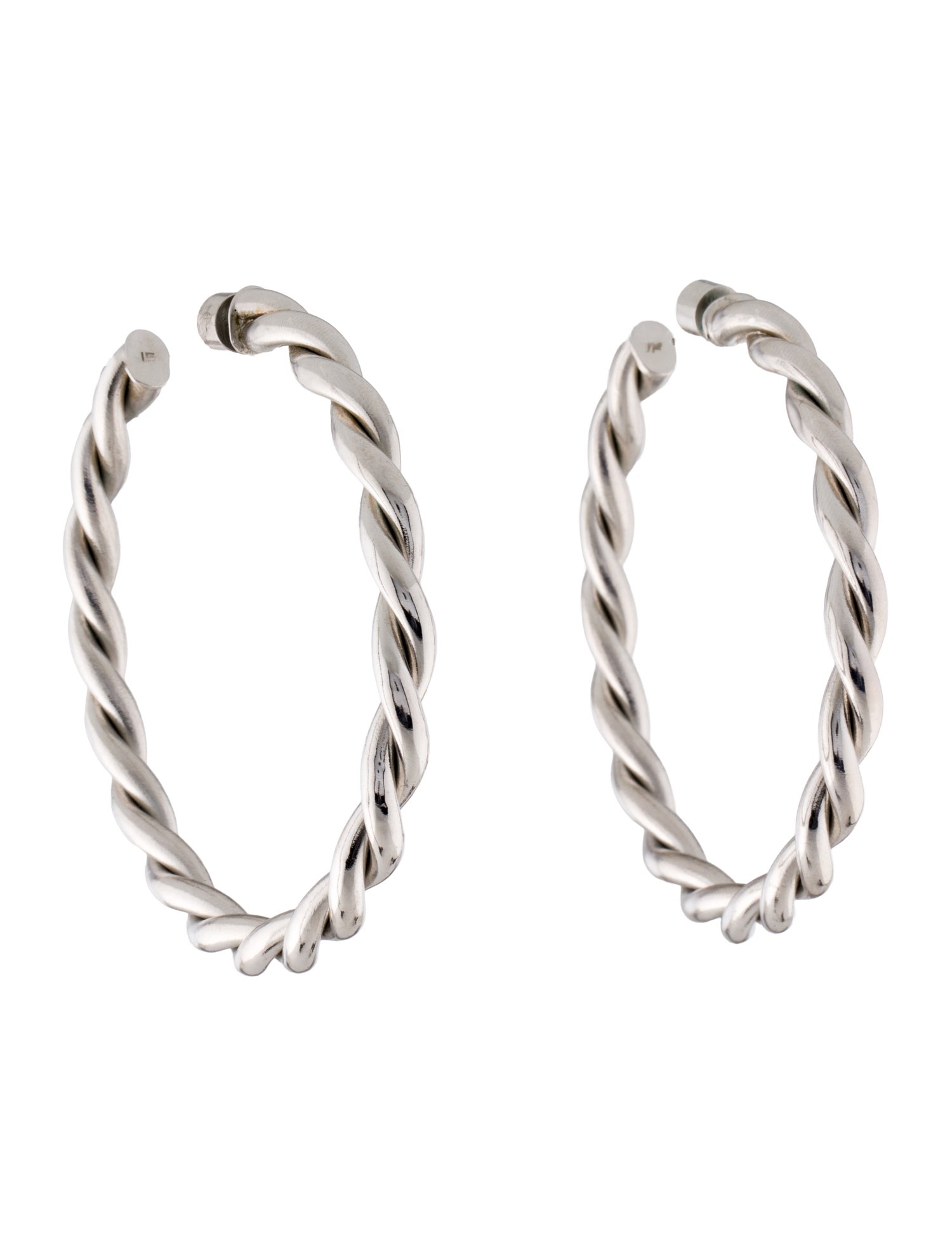 Jennifer Fisher Large Double Twisted Lilly Hoop Earrings