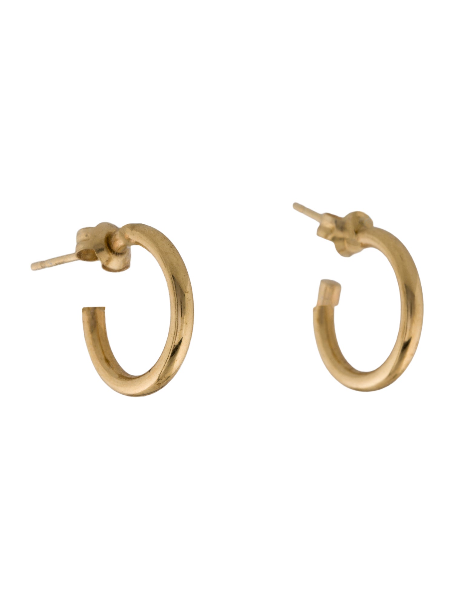 Jennifer Fisher 14K Fine Thread Hoop Earrings
