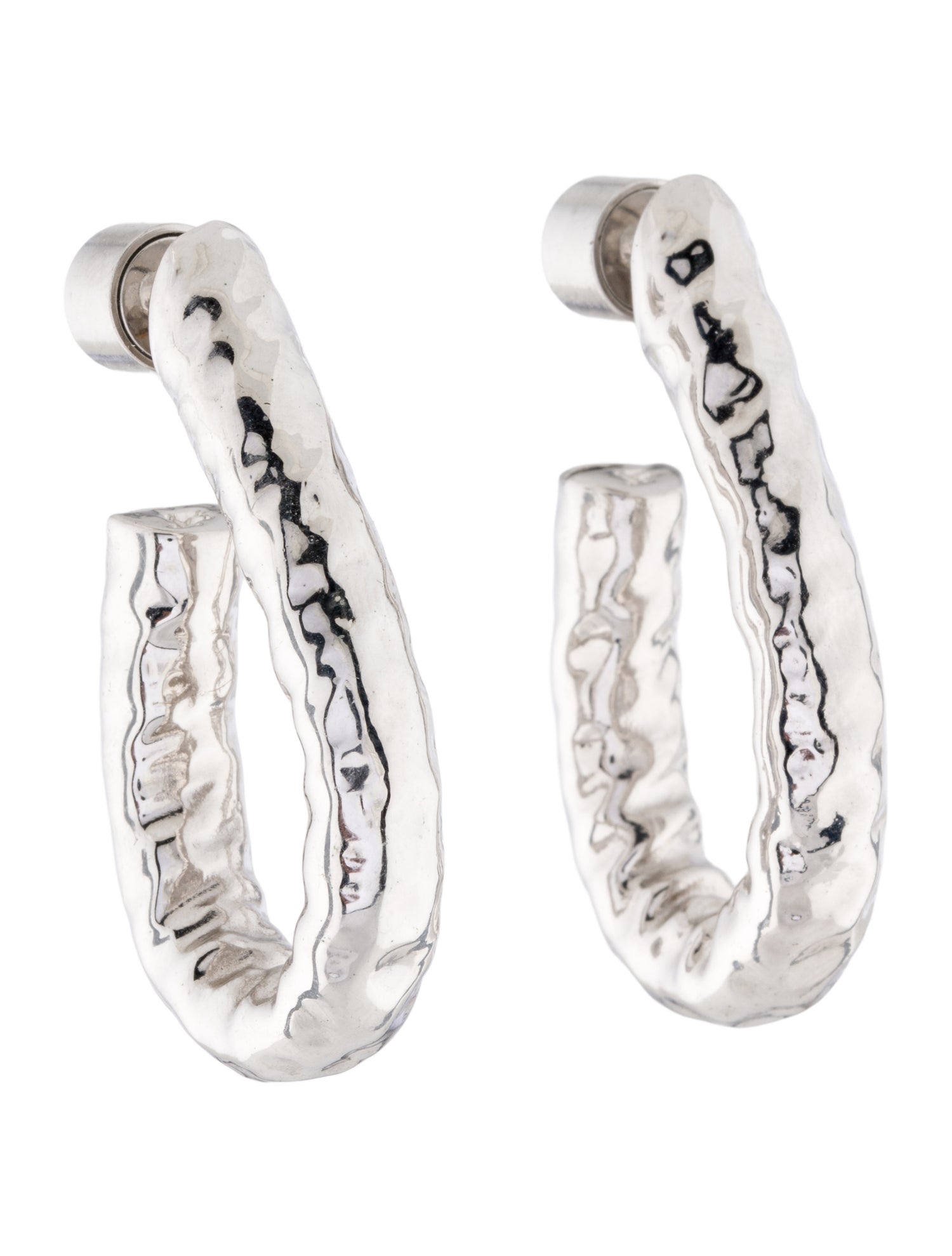 Jennifer Fisher Hammered Hoop Earrings