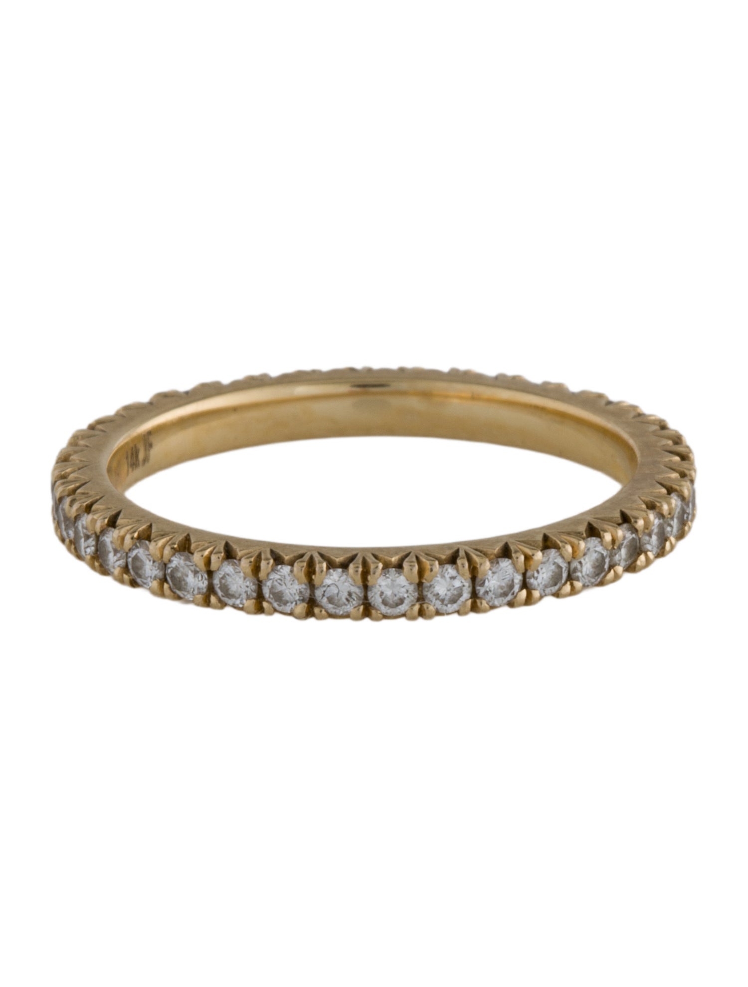 Jennifer Fisher 14K Diamond Eternity Wedding Band