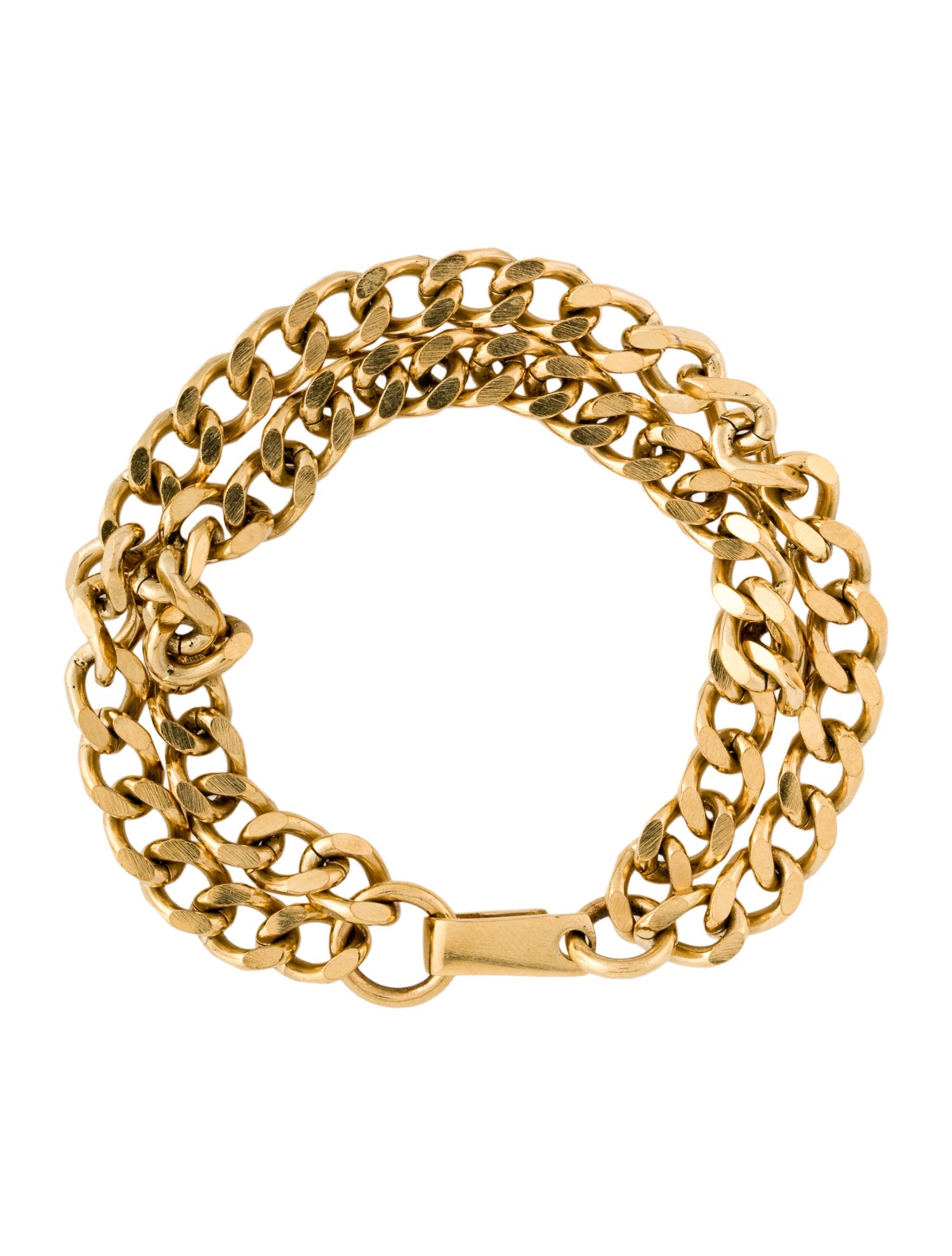Jennifer Fisher Double Strand Curb Chain Link Bracelet