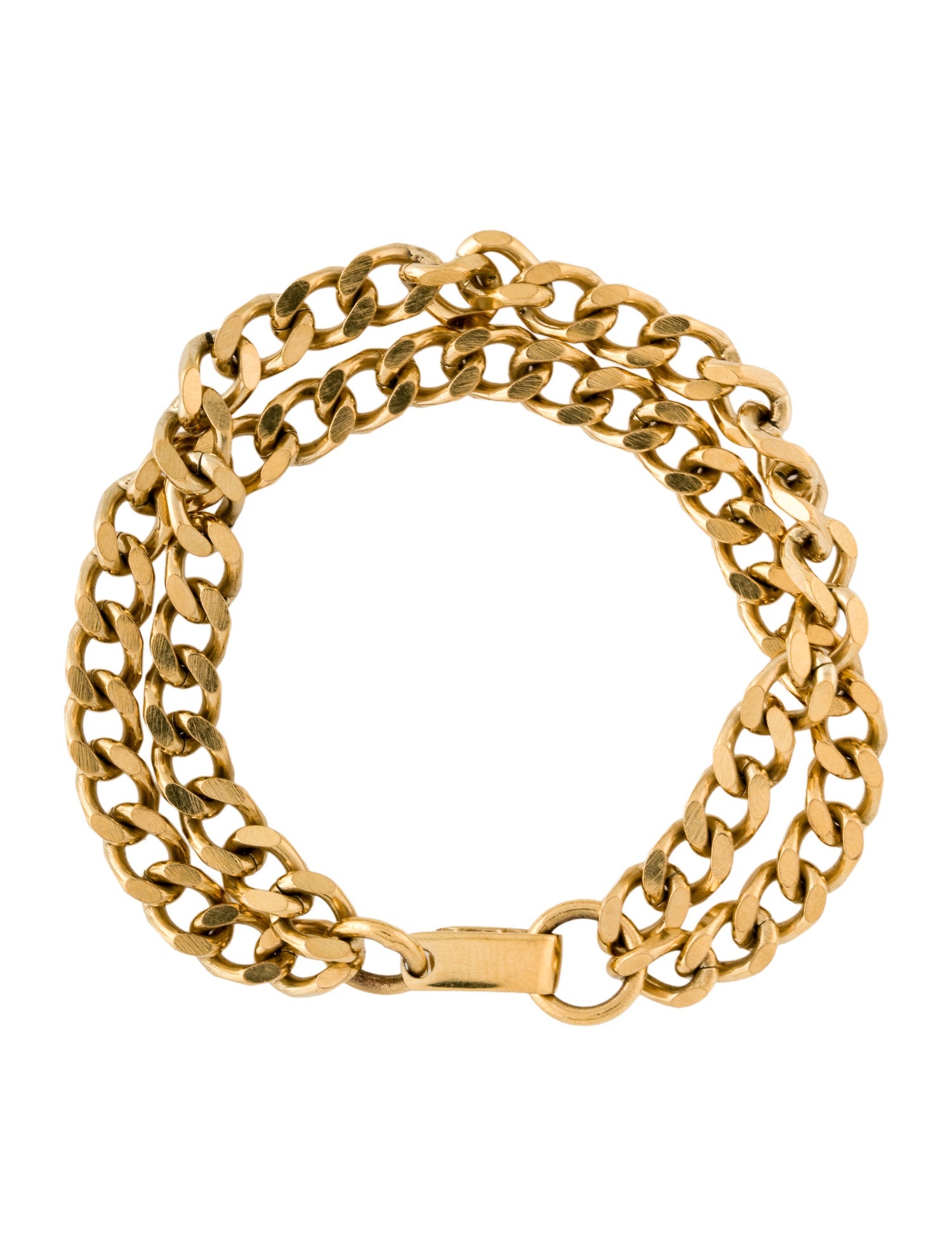 Jennifer Fisher Double Strand Curb Chain Link Bracelet