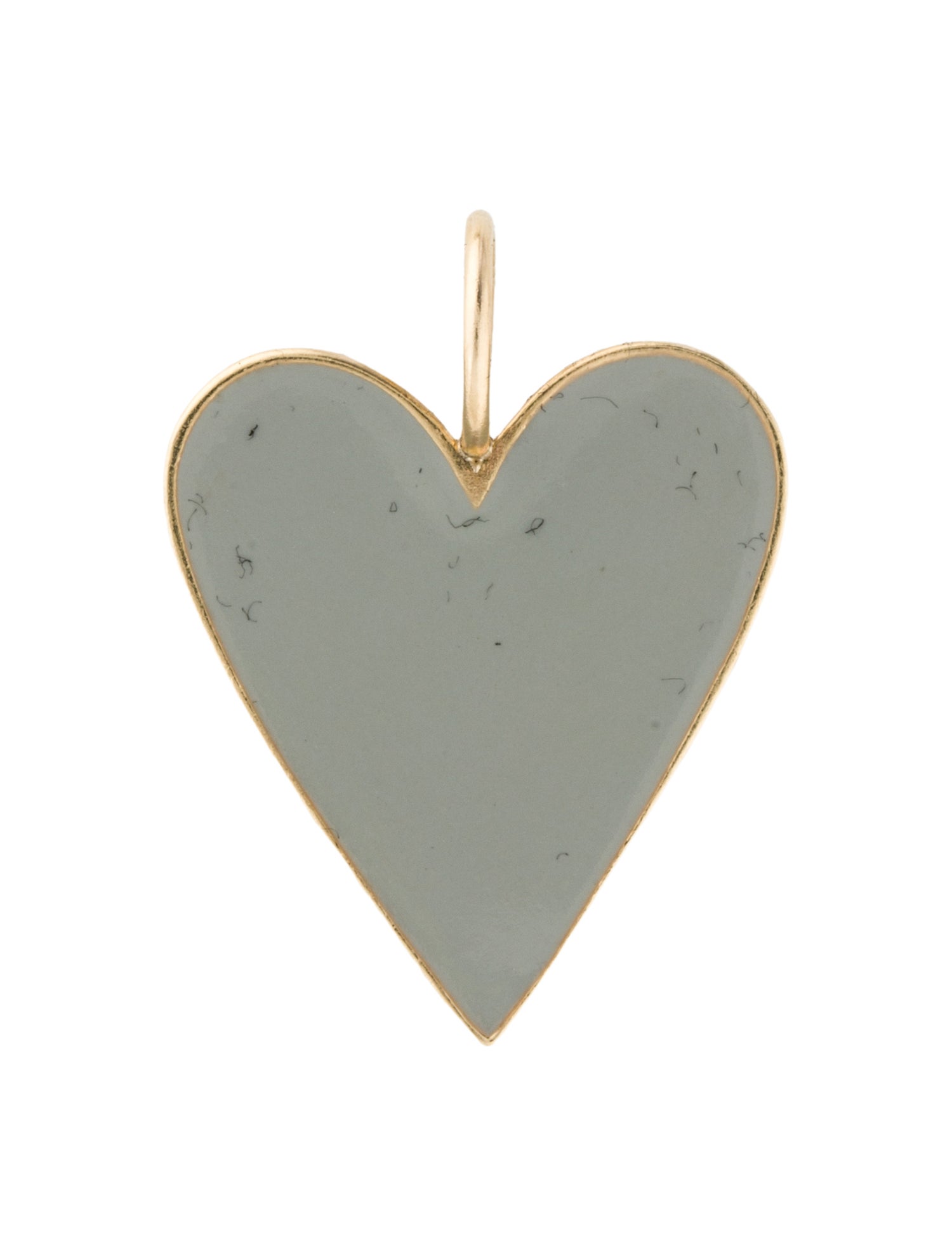 Jennifer Fisher 14K Enamel Heart Pendant
