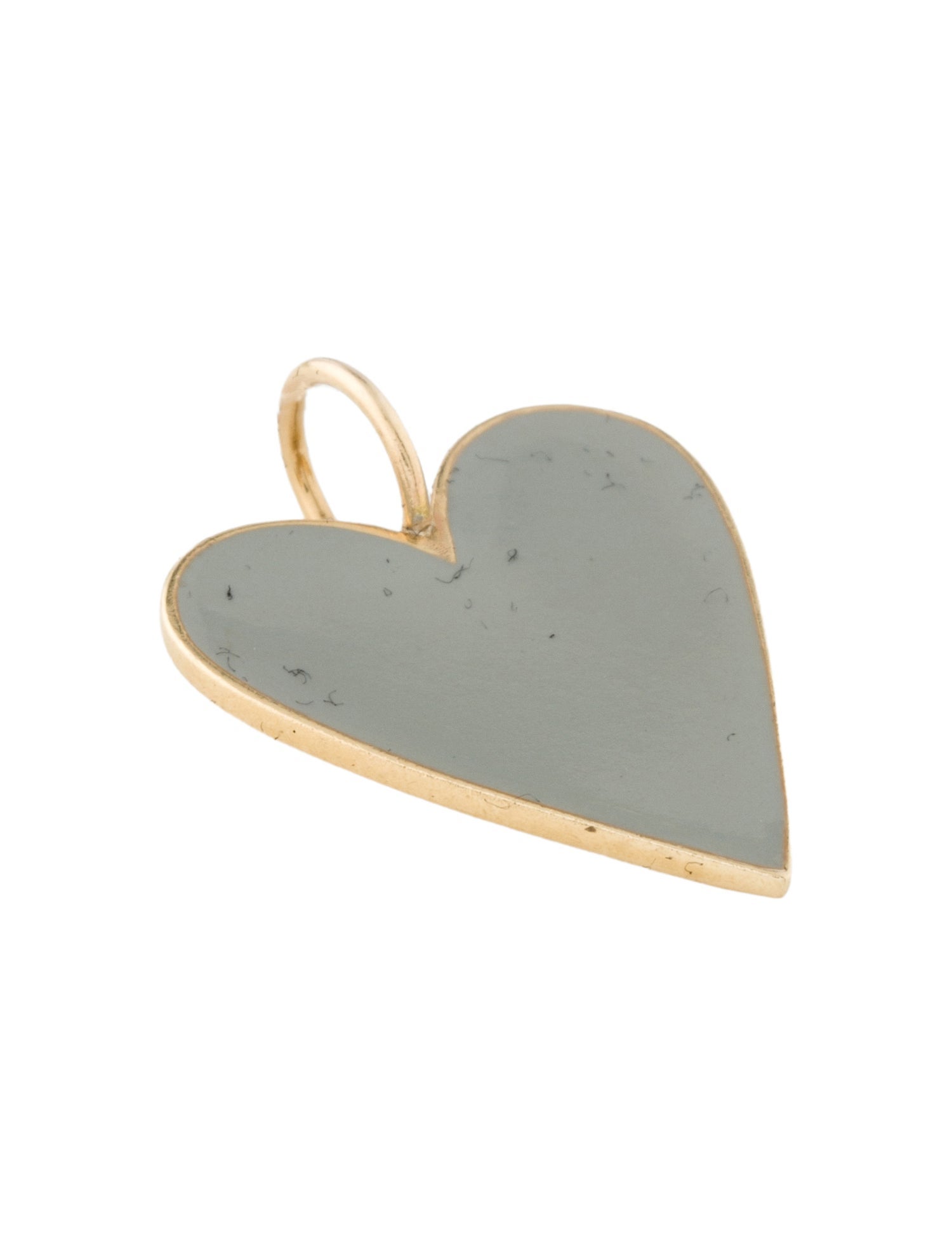 Jennifer Fisher 14K Enamel Heart Pendant