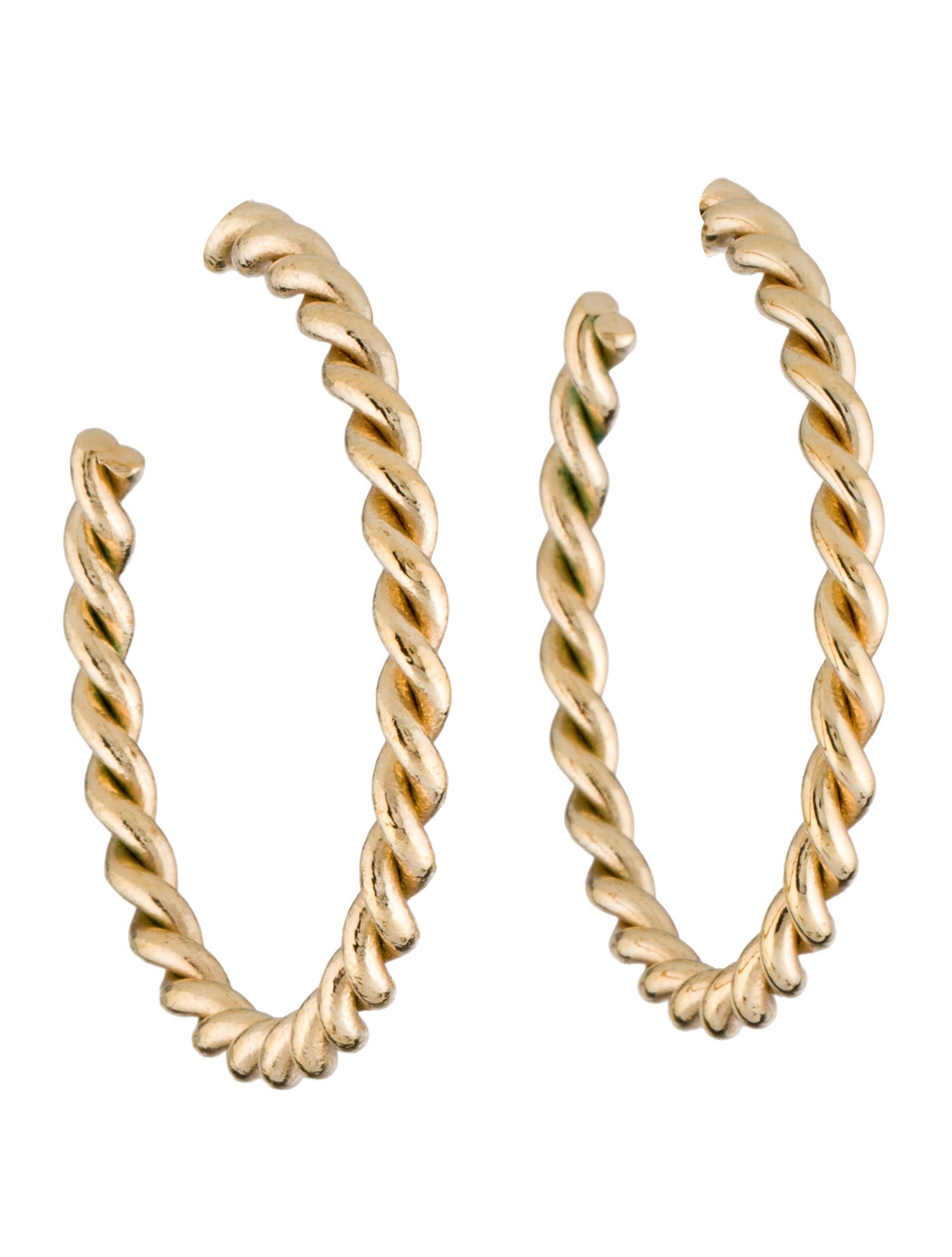 Jennifer Fisher Baby Ayesha Twisted Hoop Earrings