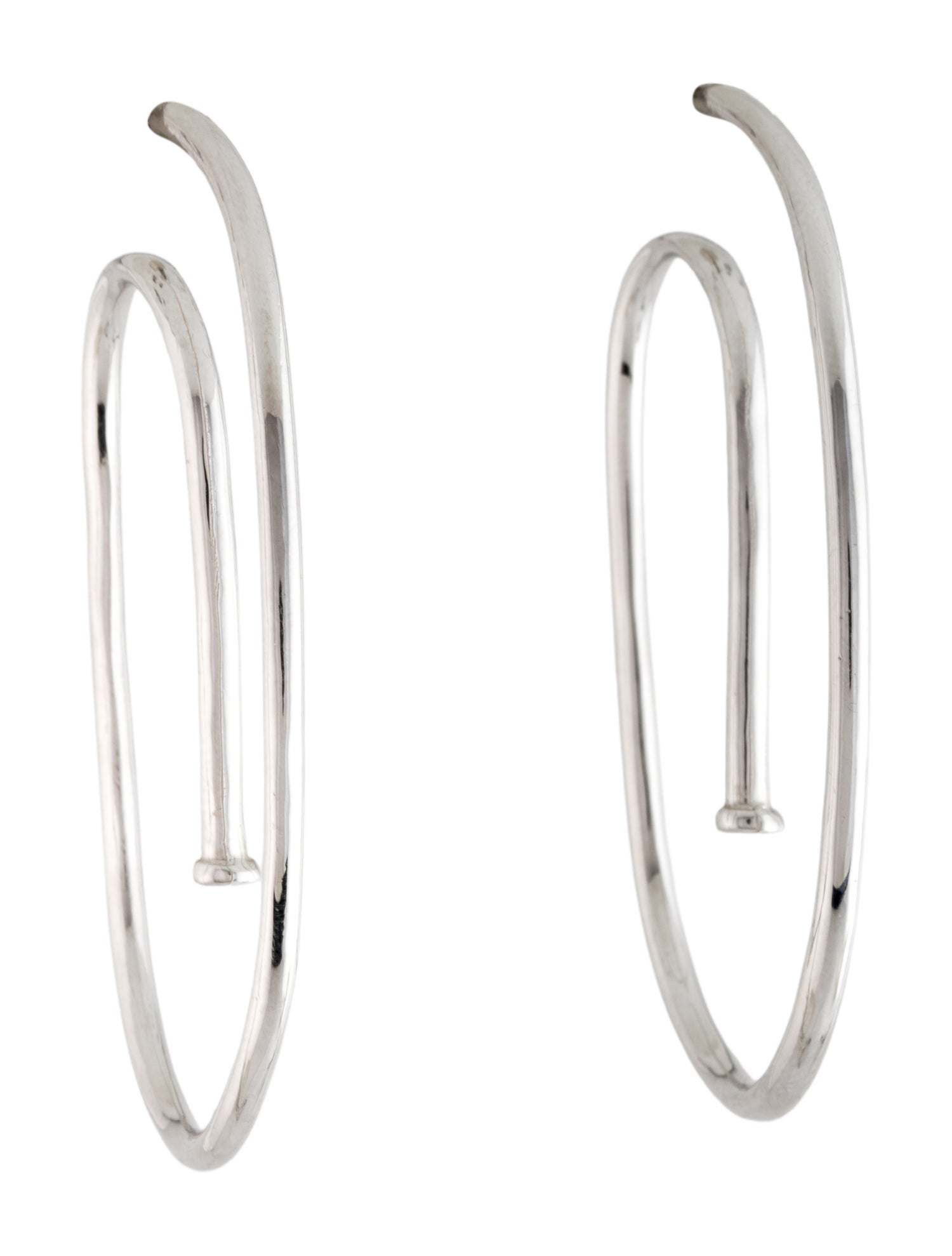 Jennifer Fisher Large 'Pipe' Hoop Earrings
