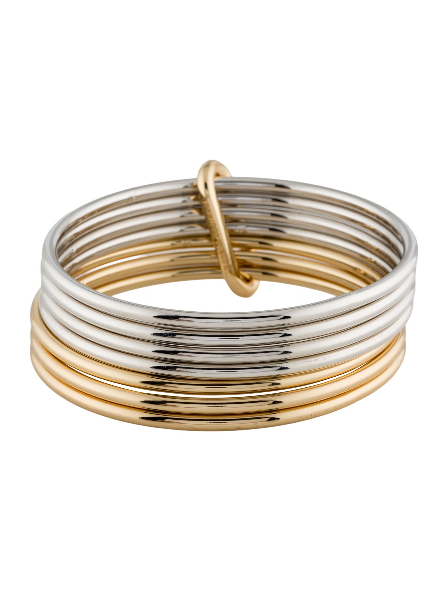 Jennifer Fisher Two-Tone Bangle Set Bracelet